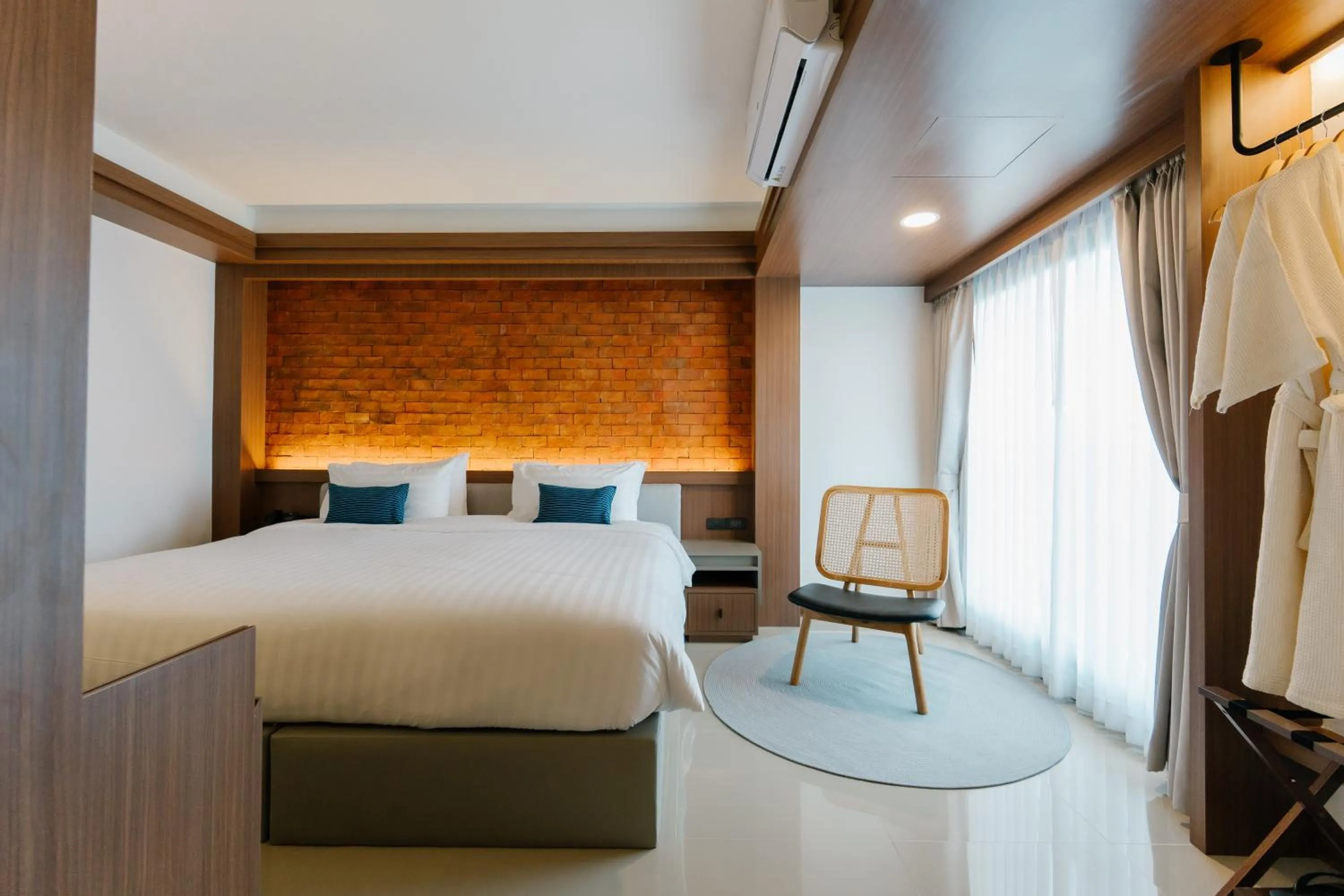 Bed in Wangkaew Hotel, Phitsanulok