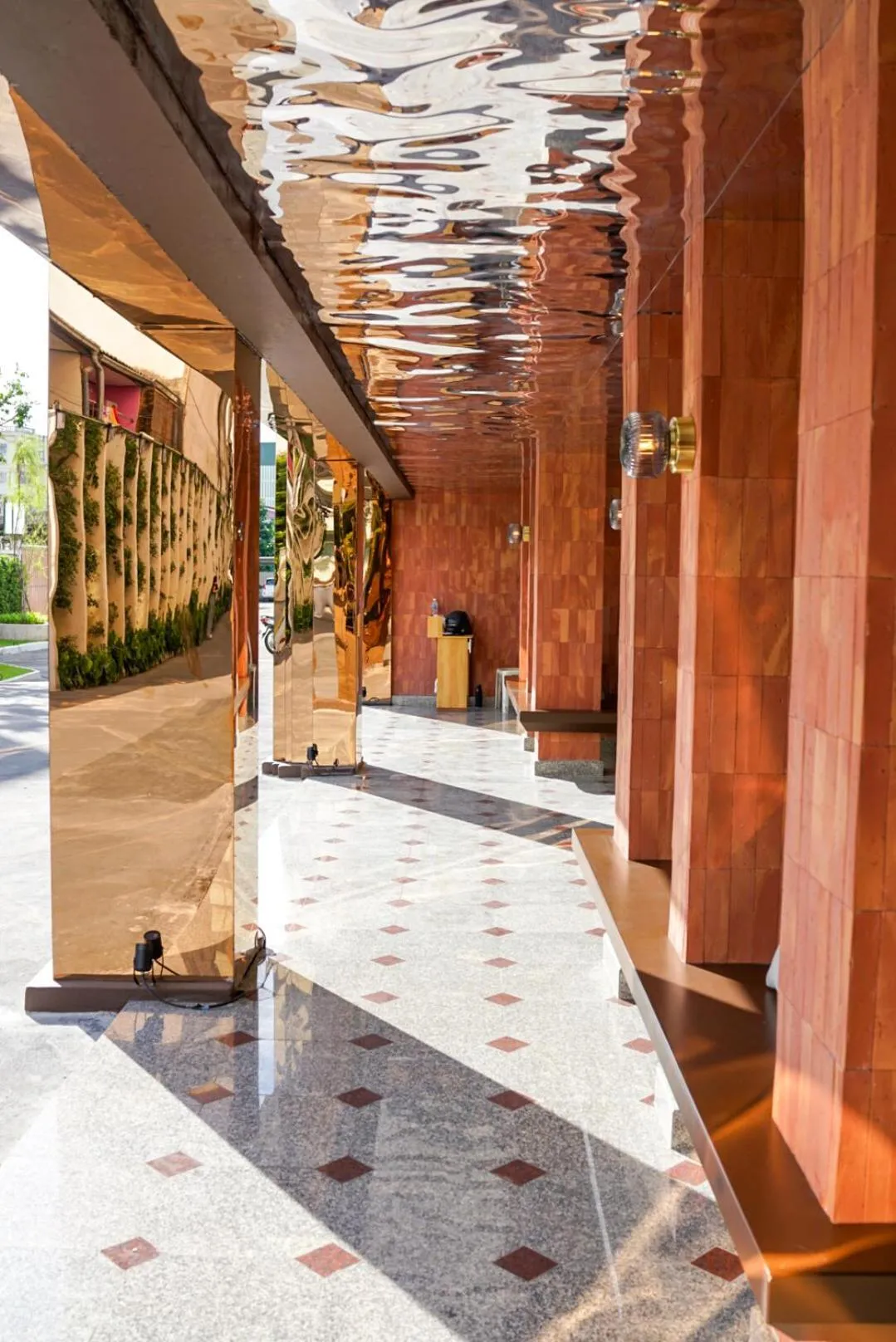 Decorative detail in Wangkaew Hotel, Phitsanulok