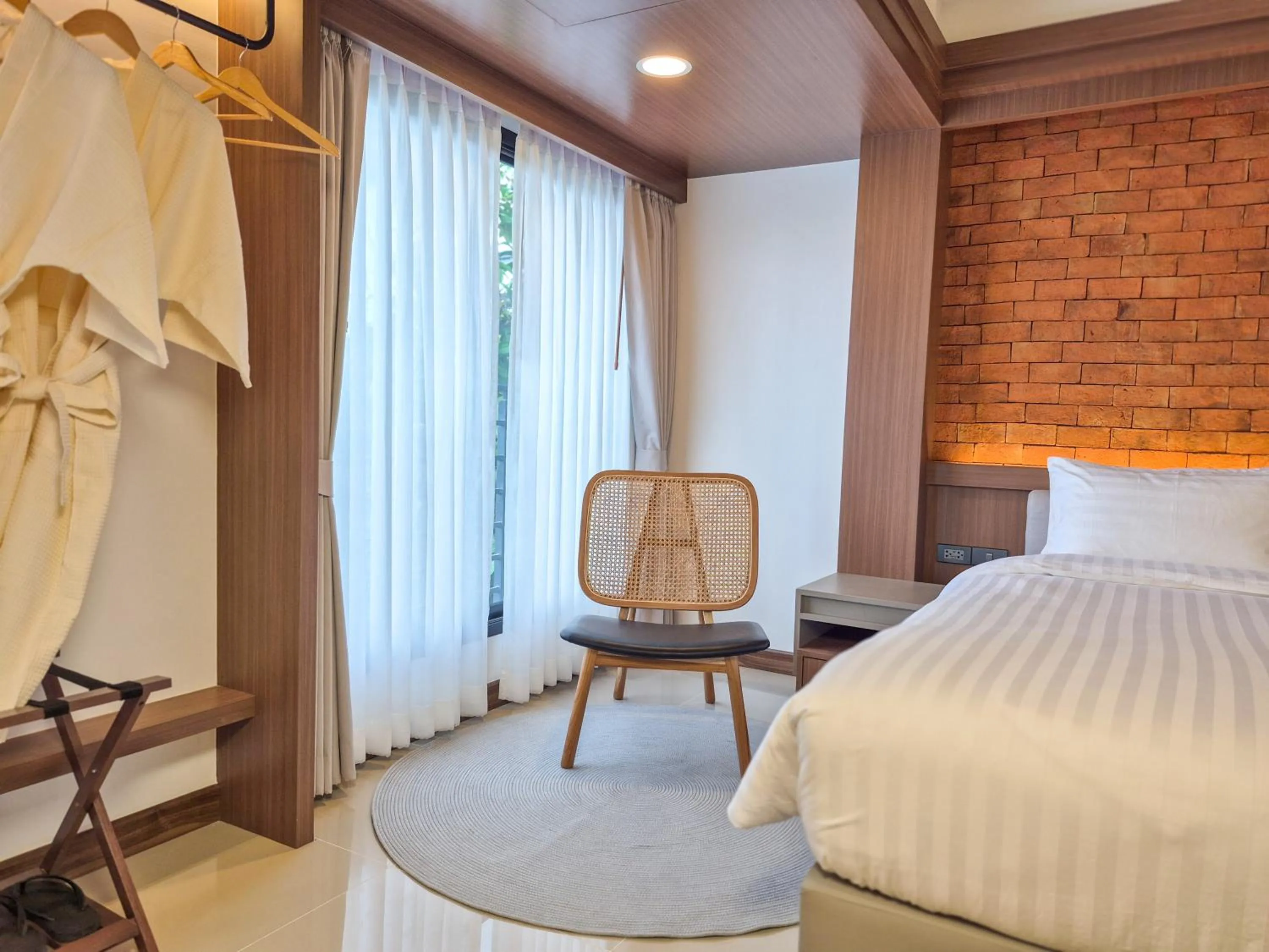 Bed in Wangkaew Hotel, Phitsanulok