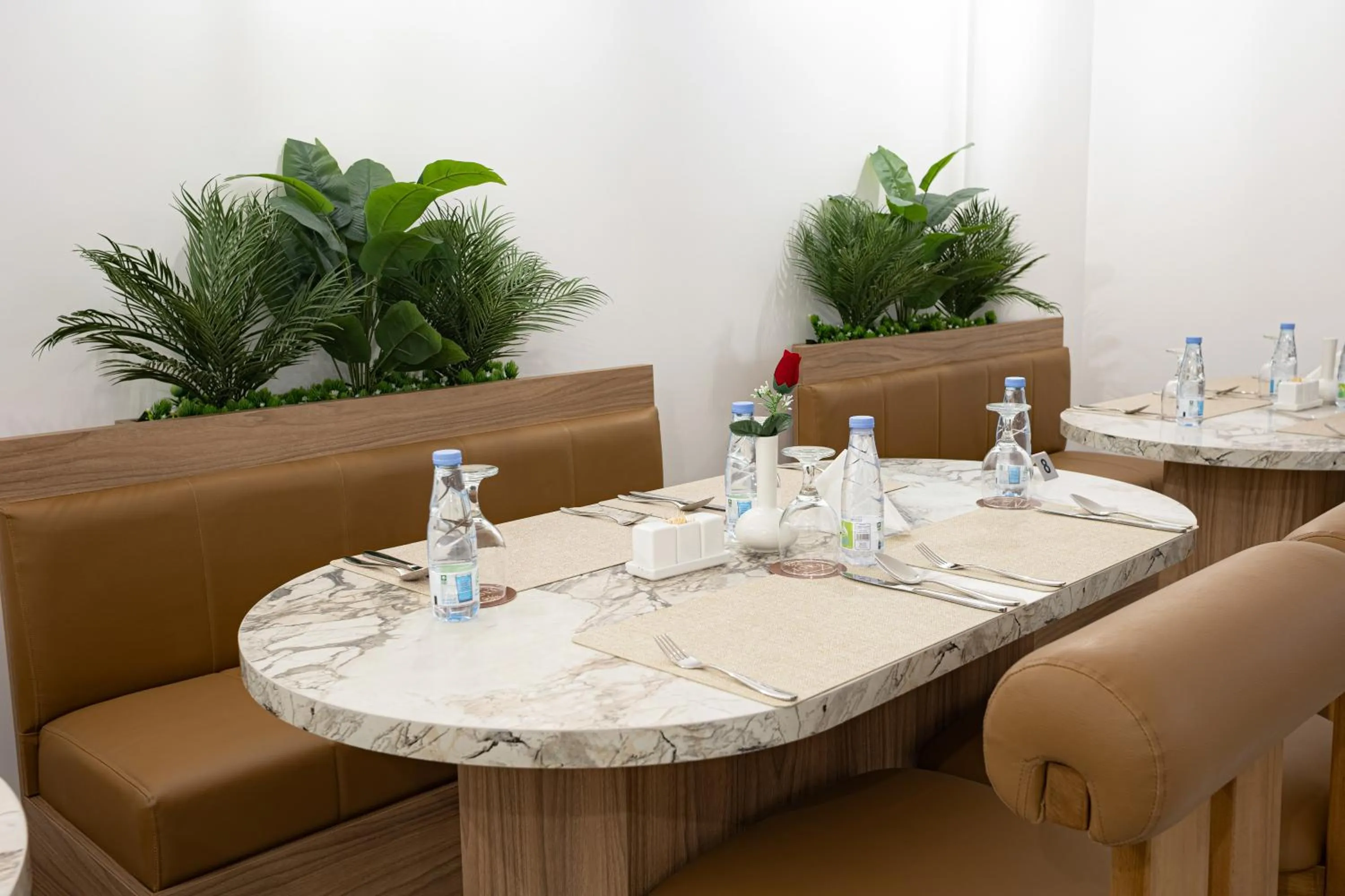 Dining area in Liora Boutique