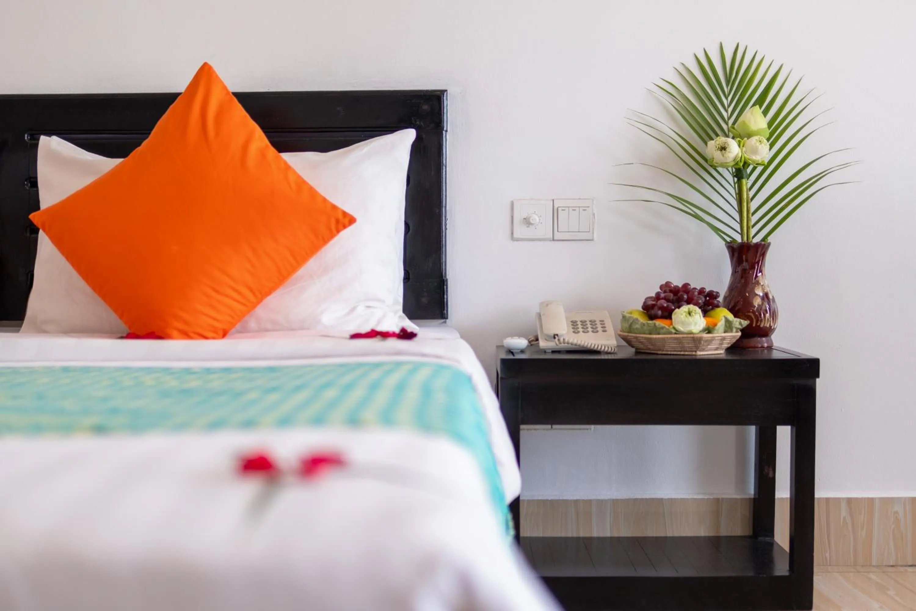 Bed in Khmer Angkor Residence