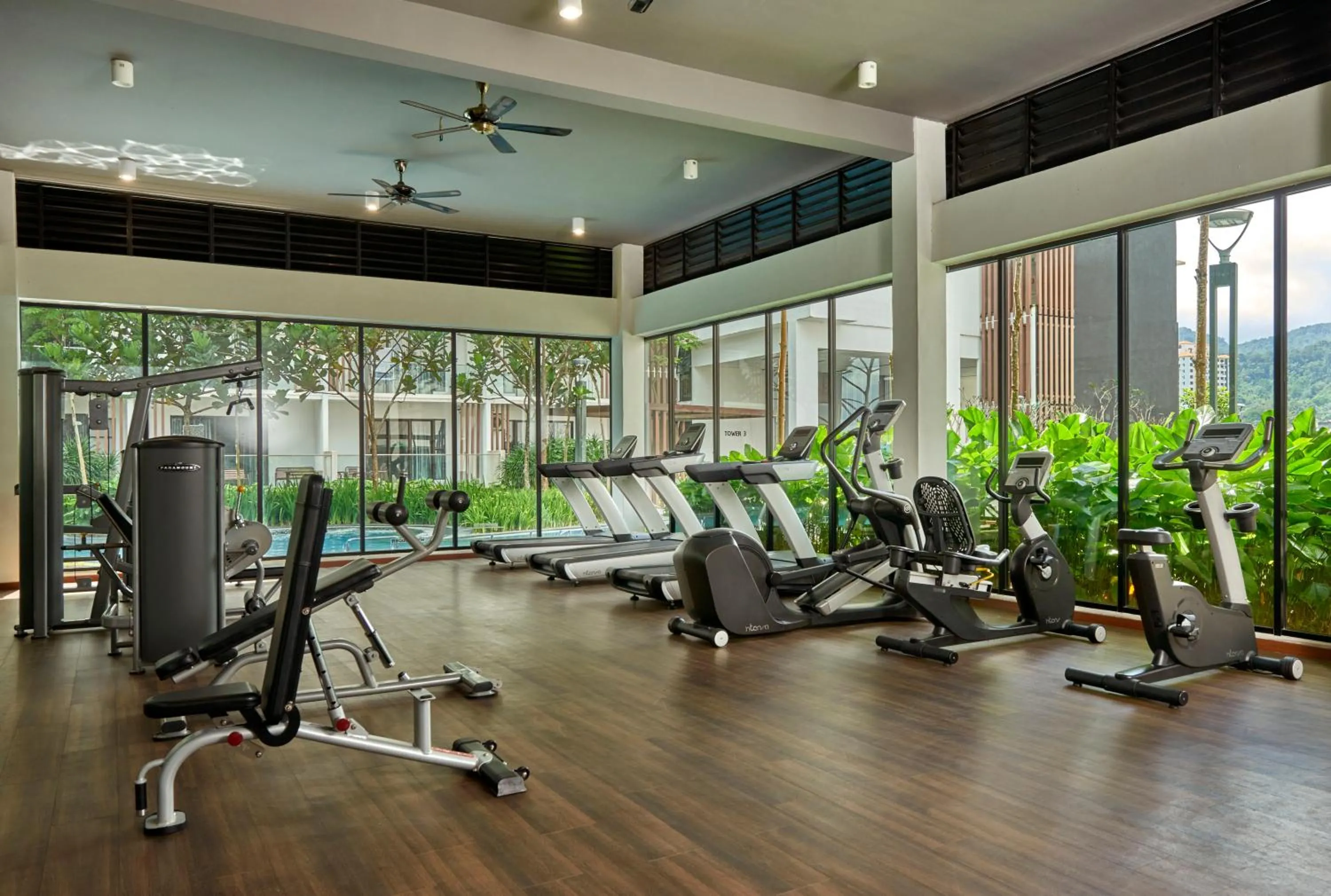 Fitness centre/facilities in Tropic Midhills Genting Highlands Free WiFi
