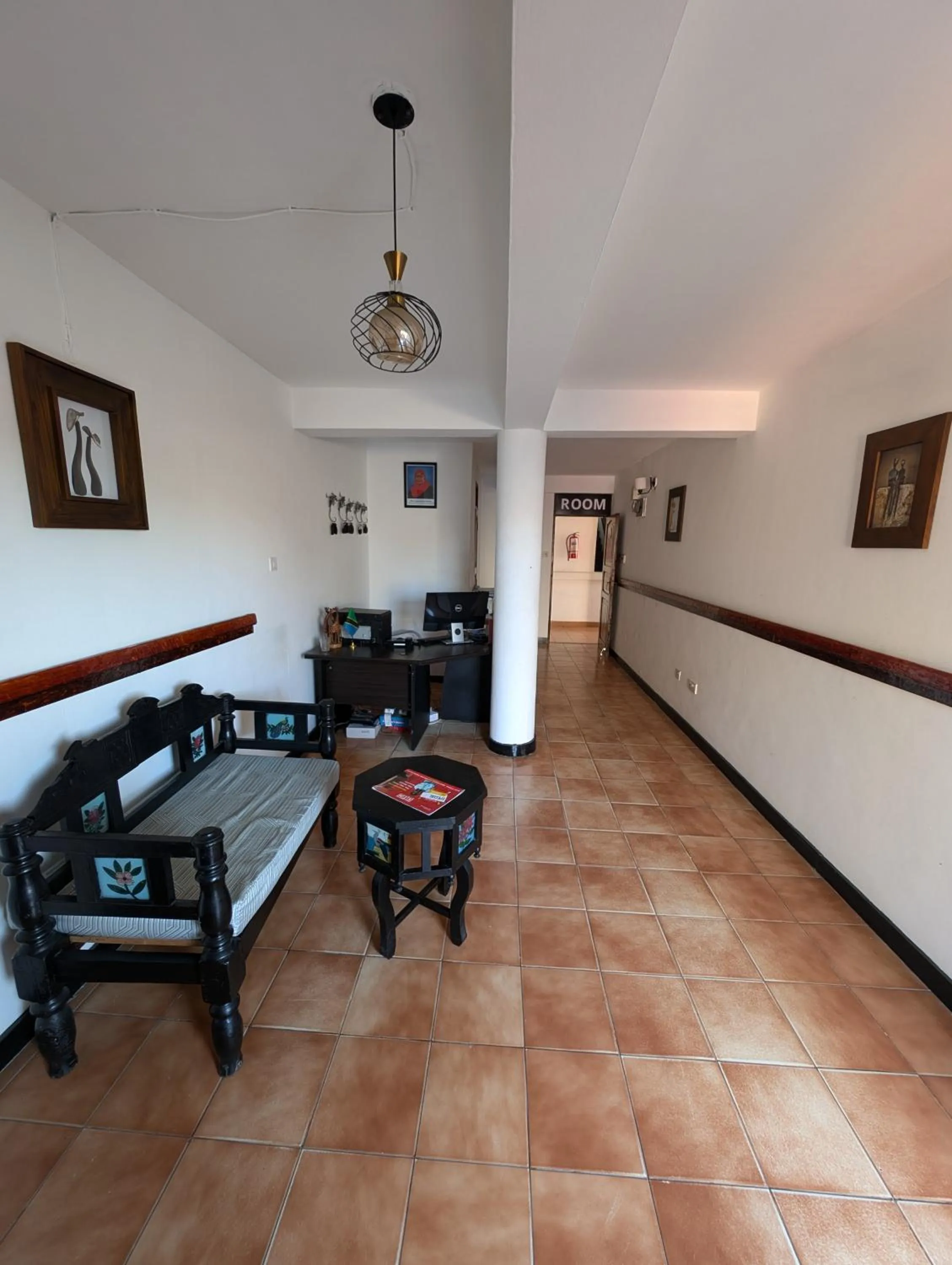 Lobby or reception in Q-Bar & Guesthouse