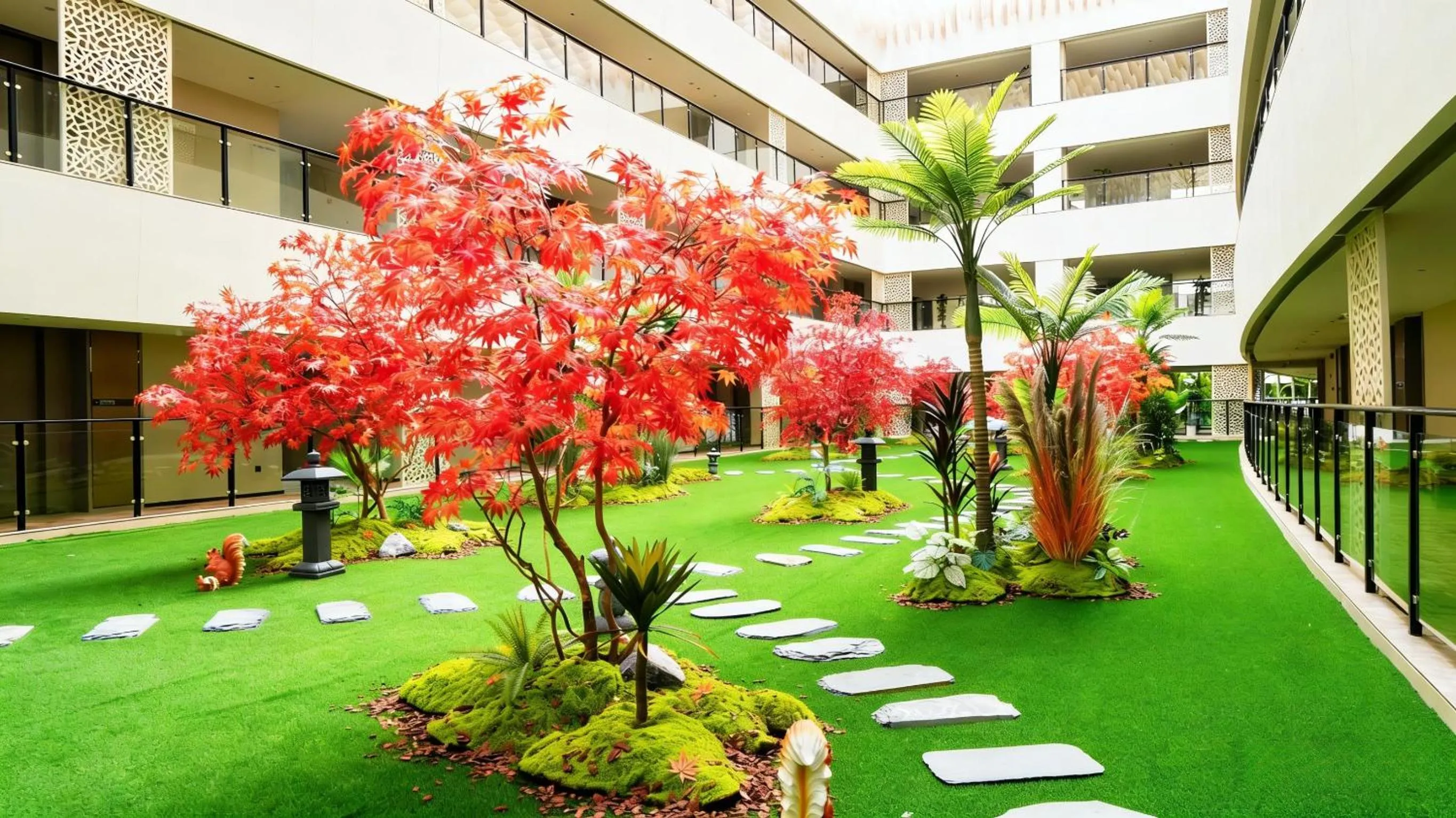 Garden in Treasure Island Hotel HUMEN