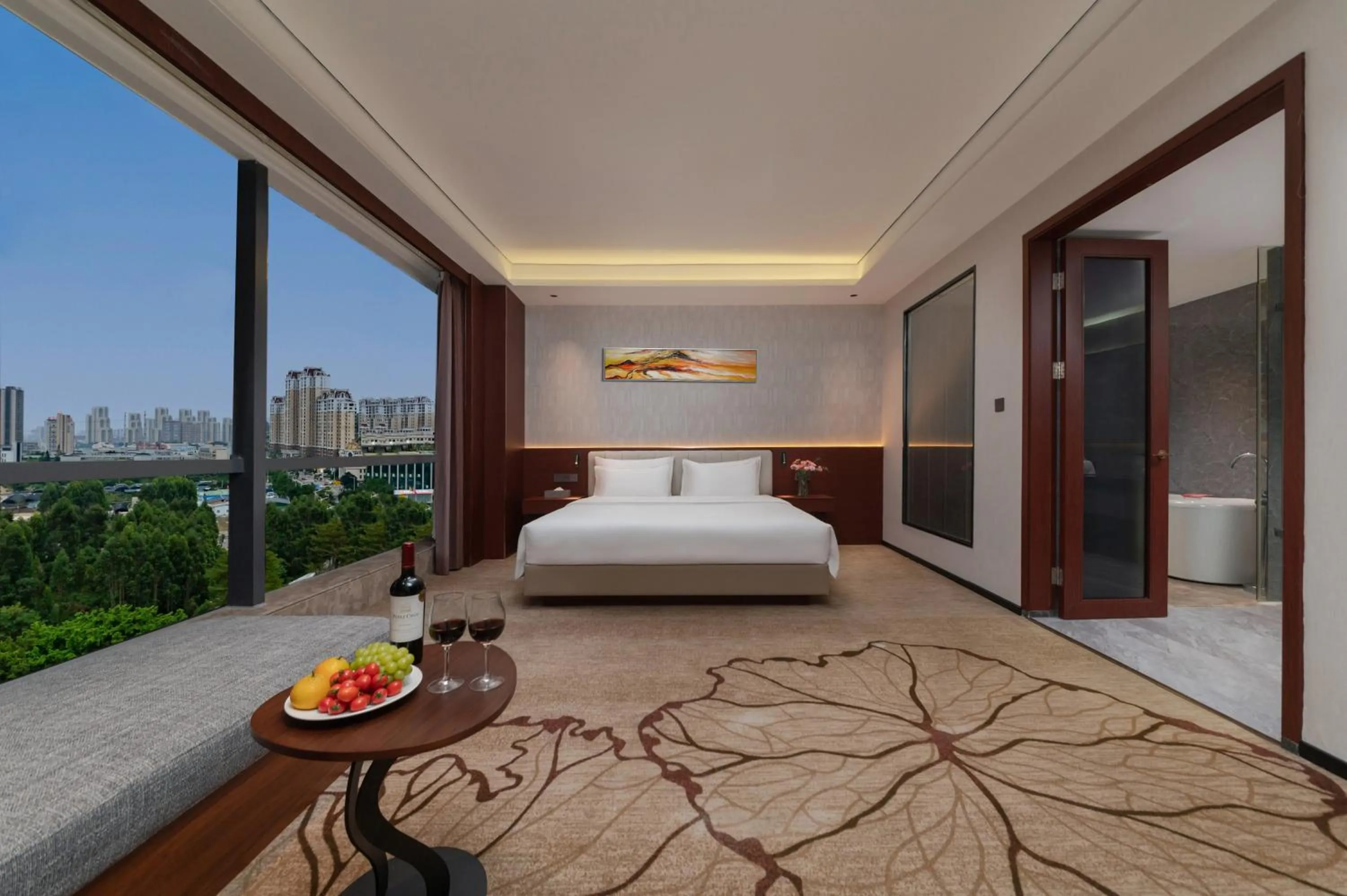 Bed in Treasure Island Hotel HUMEN