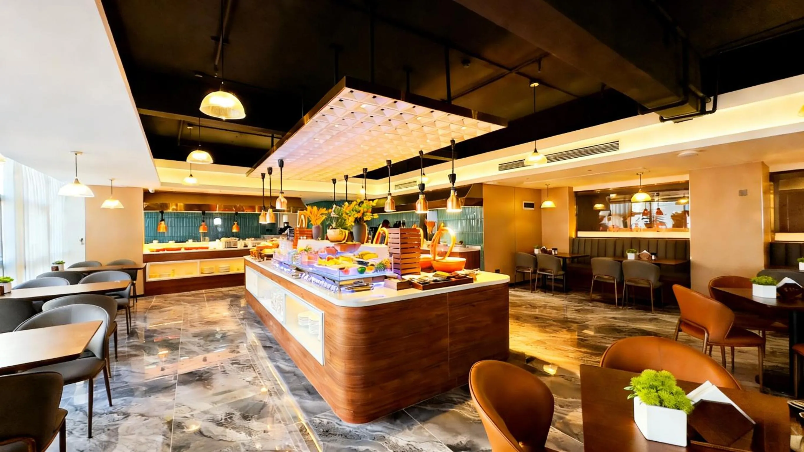 Breakfast in Treasure Island Hotel HUMEN