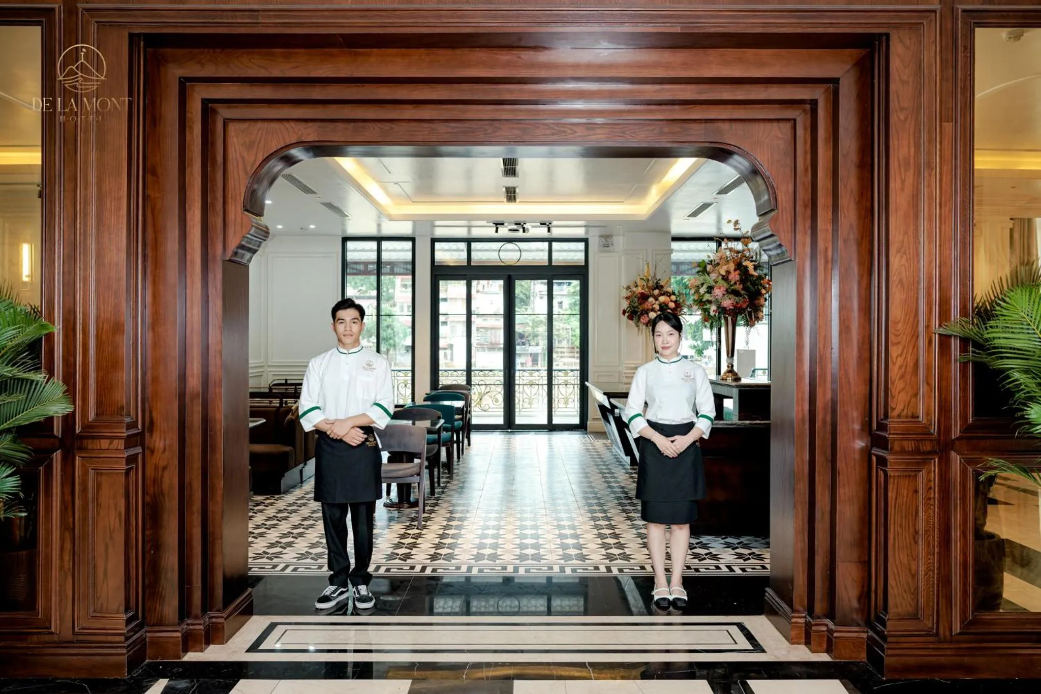 Staff in De La Mont Hotel Ha Giang