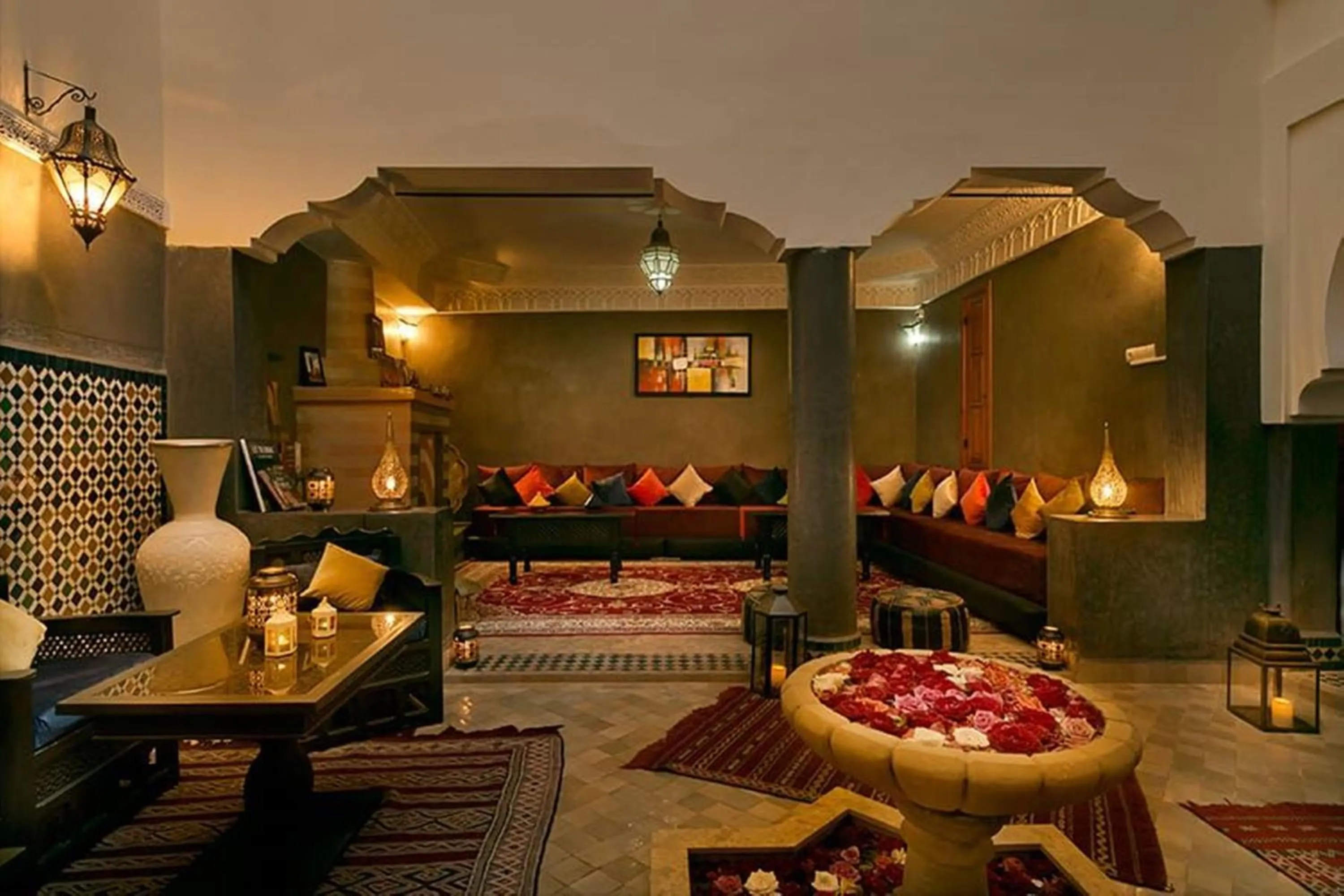 Living room in Arabian Riad Marrakech