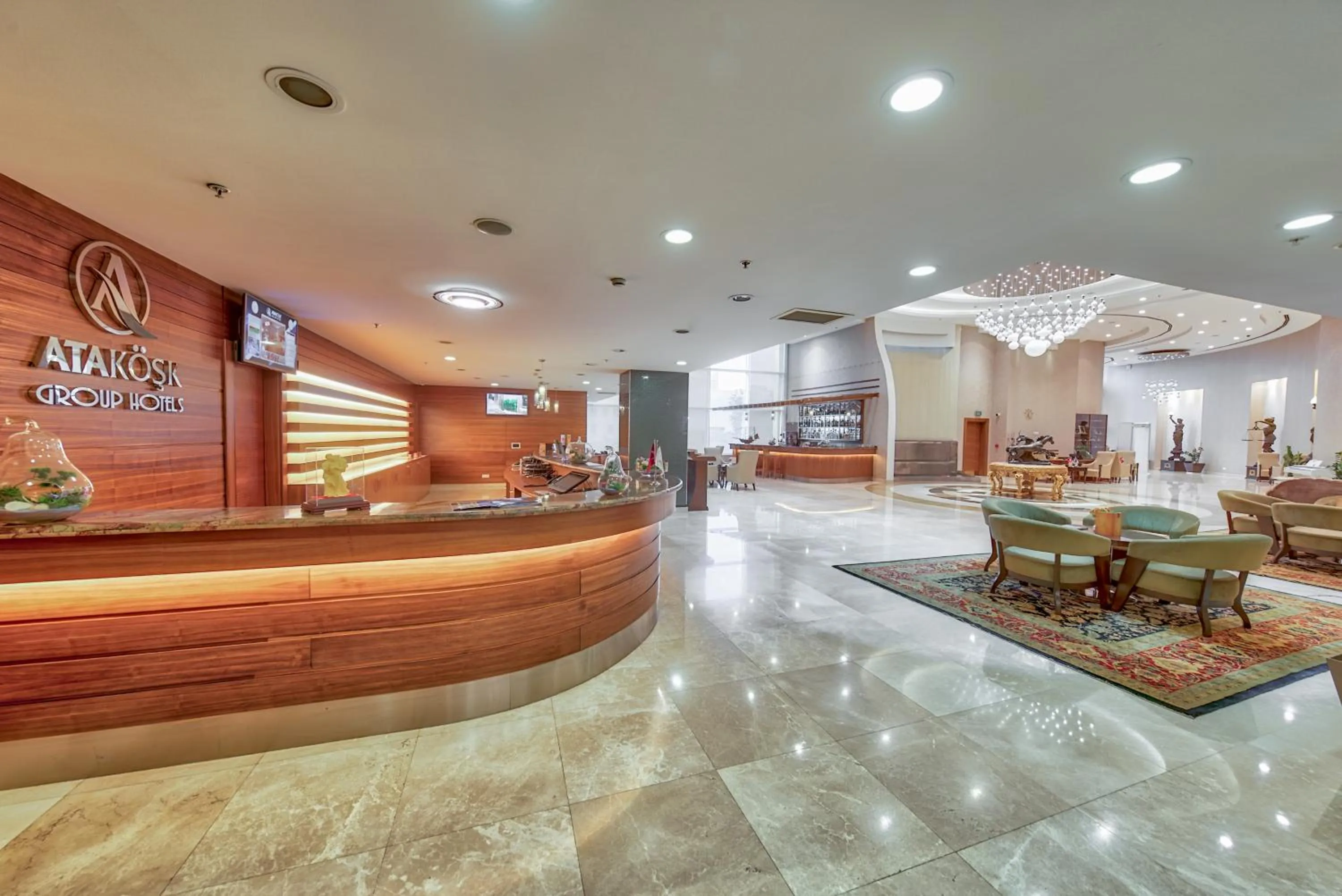 Lobby or reception in Atakosk Group Hotels
