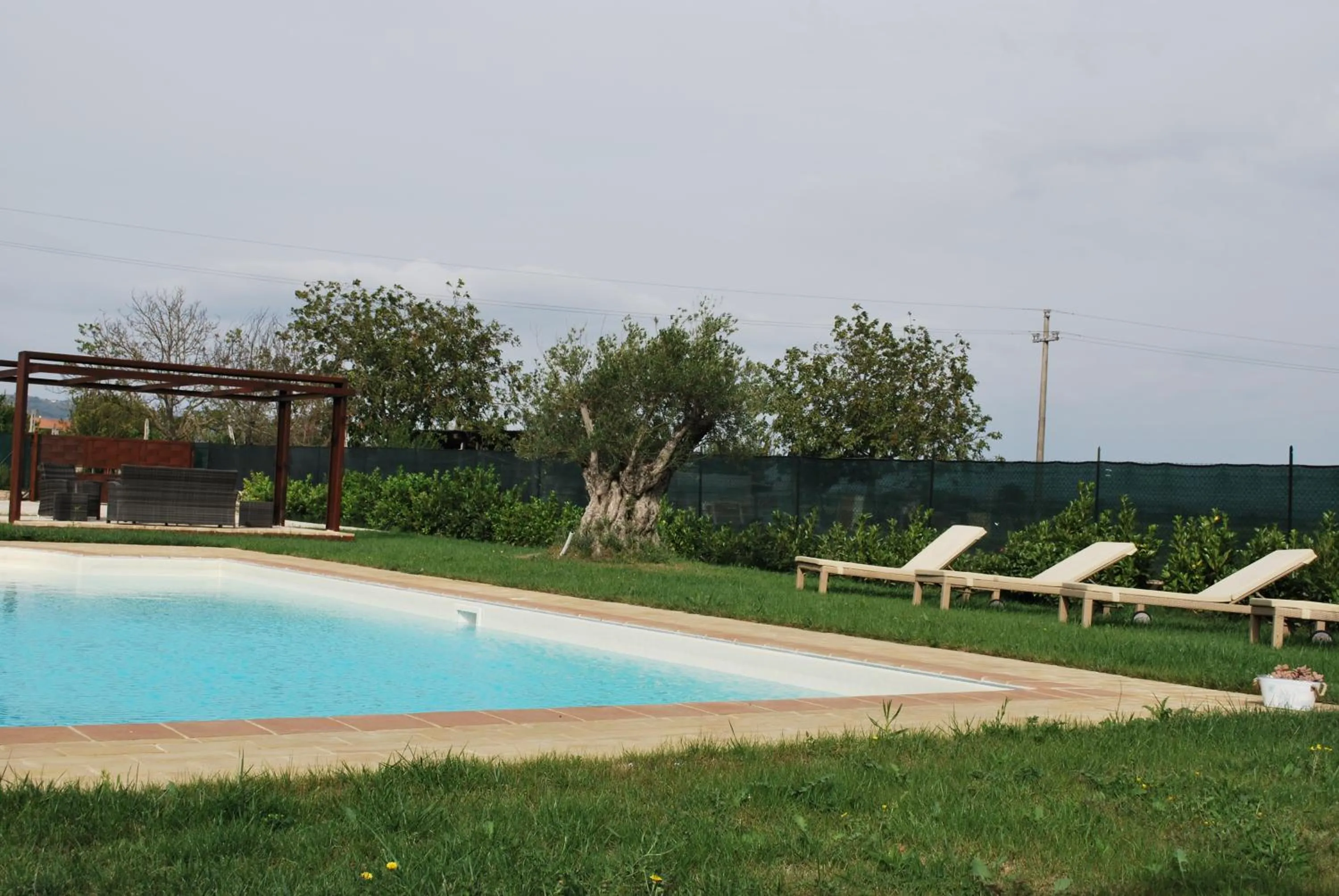 Pool view in B&B Cuor Di Lavanda