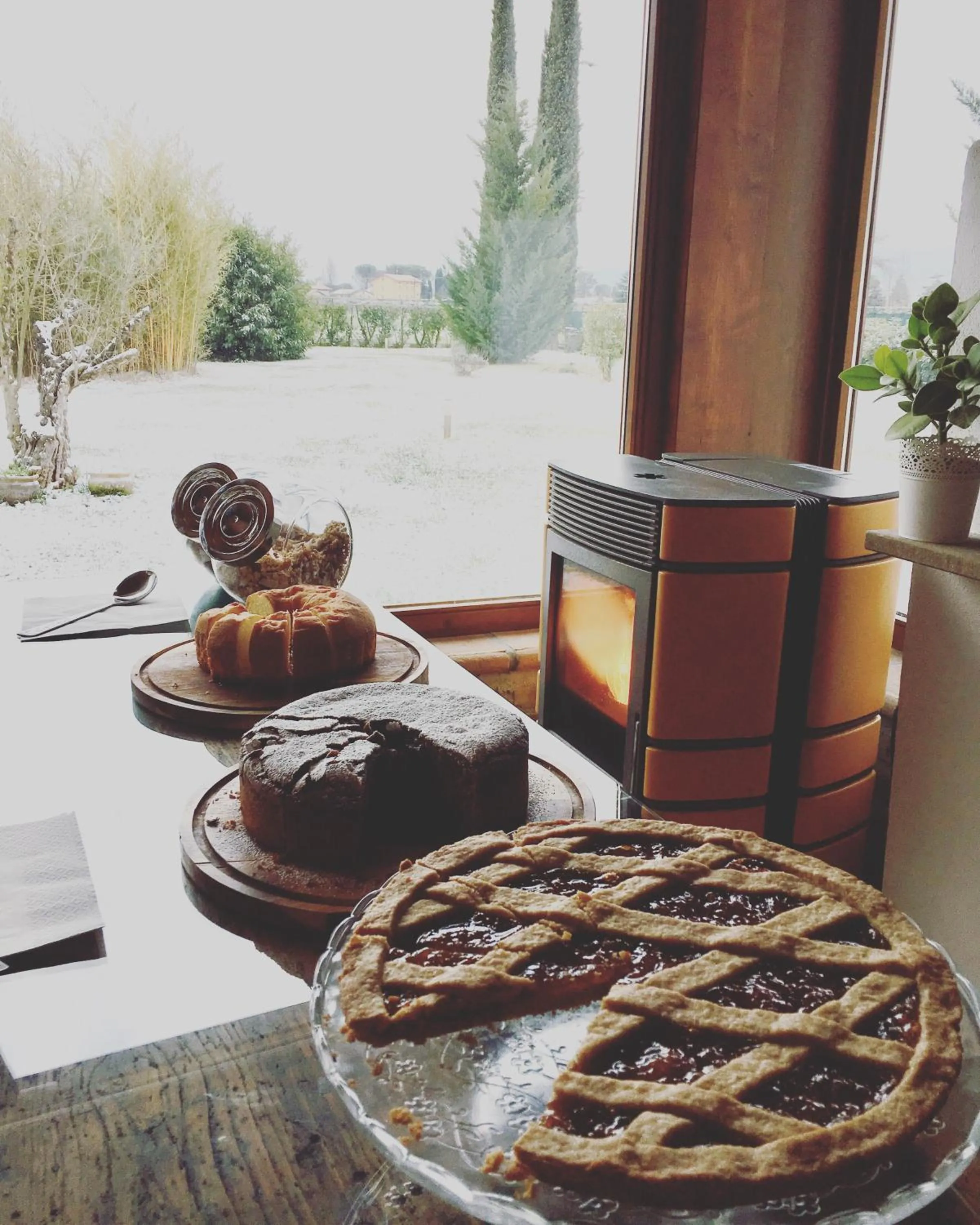 Buffet breakfast in B&B Cuor Di Lavanda