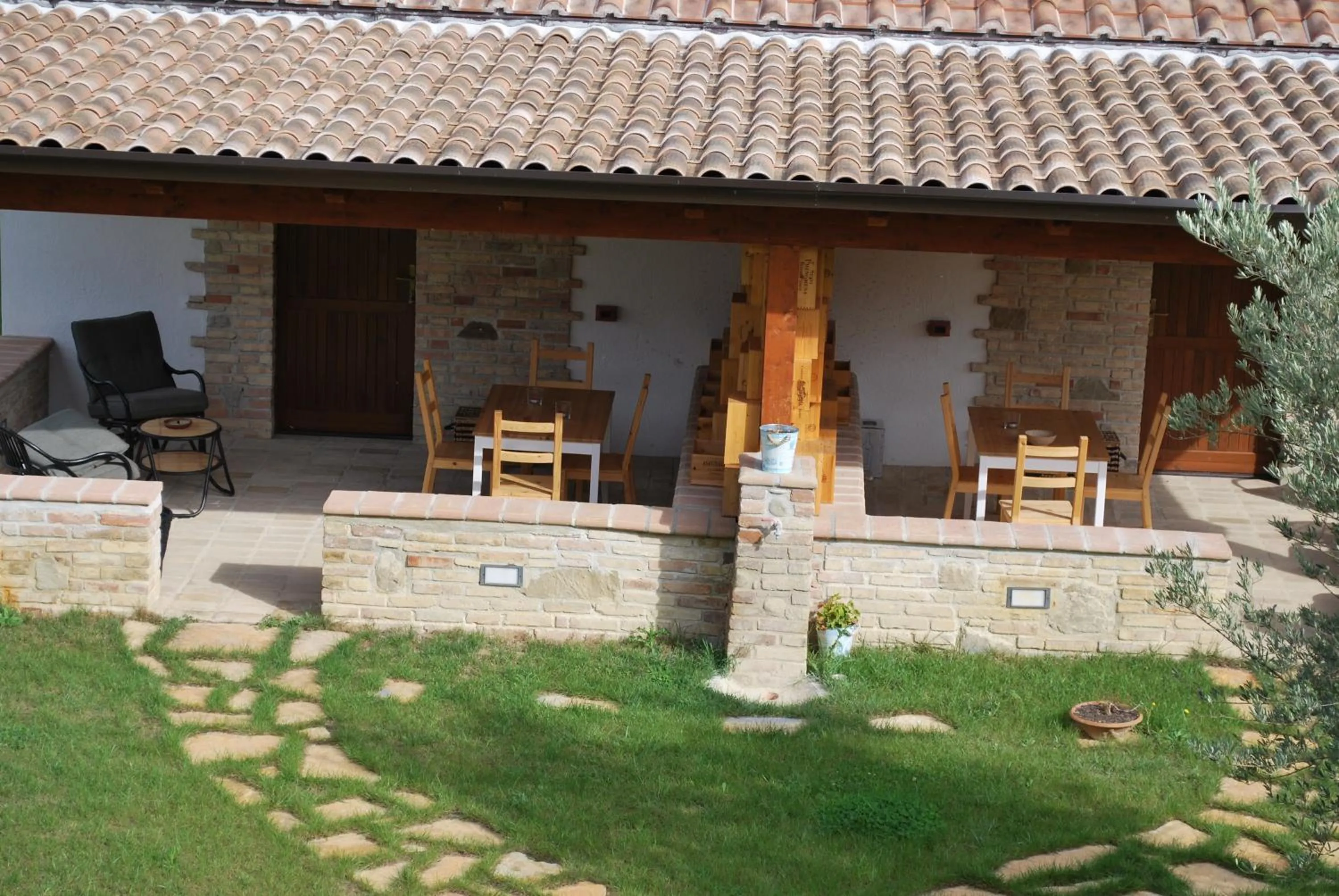 Garden view in B&B Cuor Di Lavanda