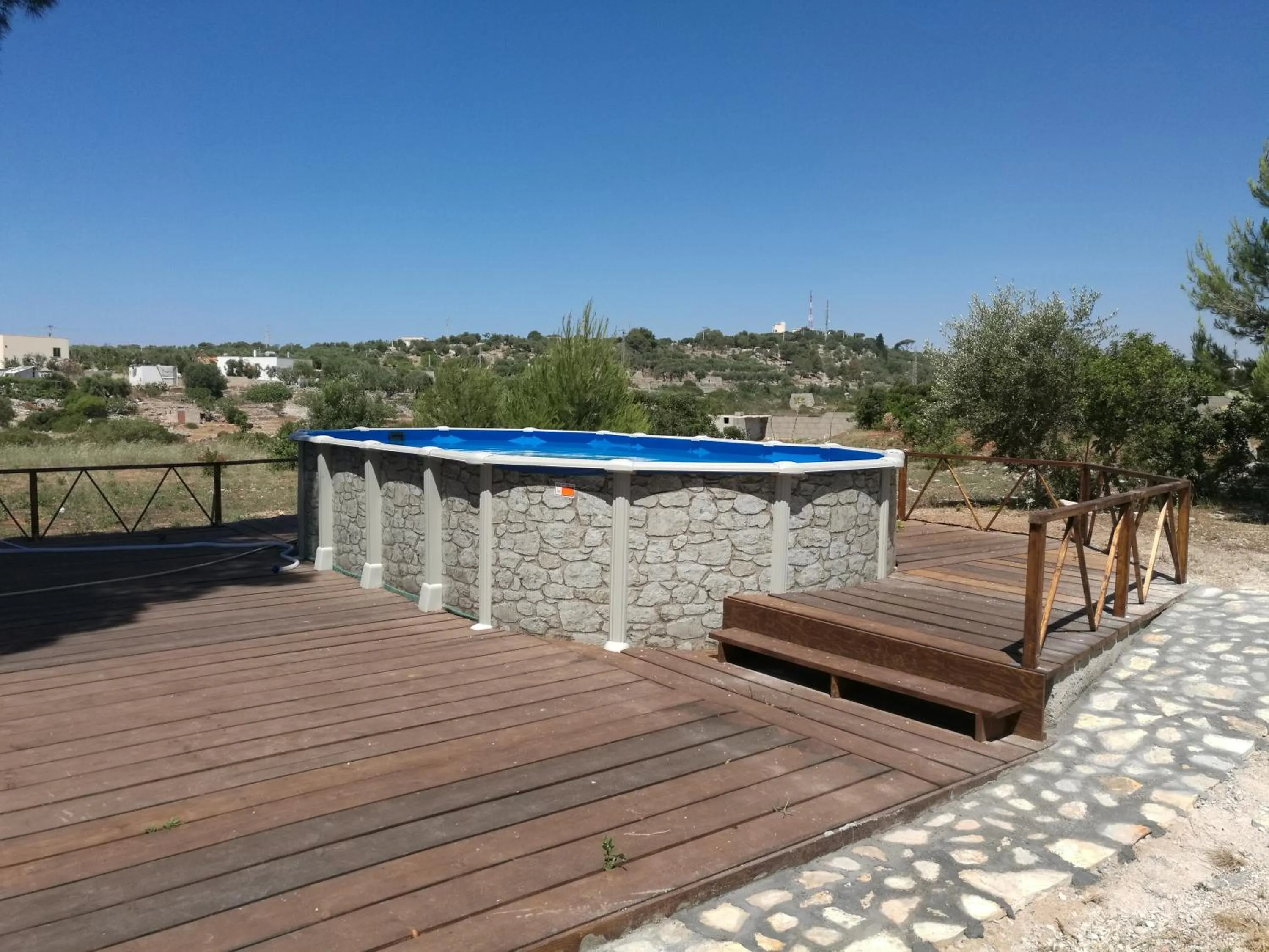 Swimming pool in Aura Solis B&B