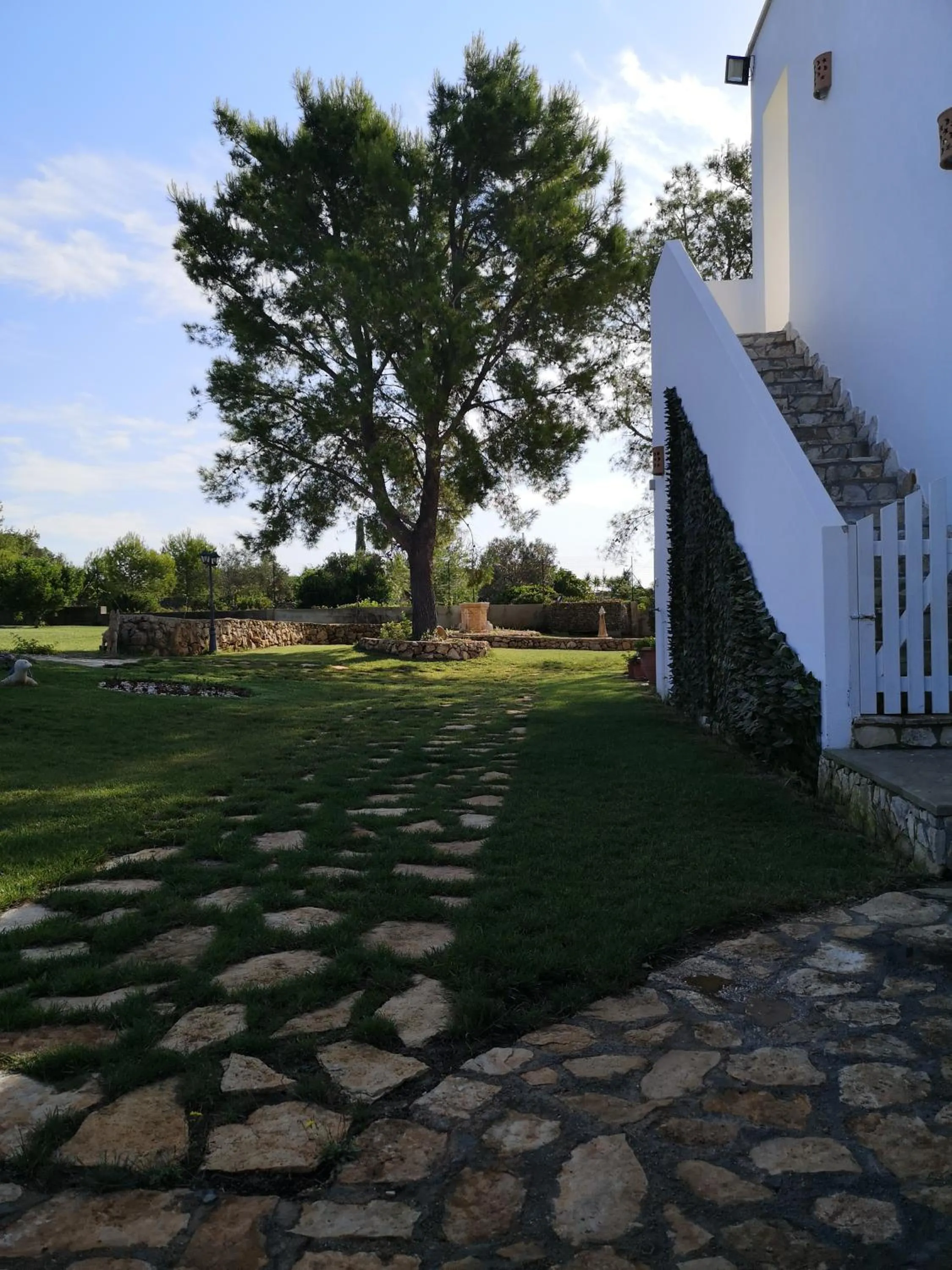 Garden view in Aura Solis B&B