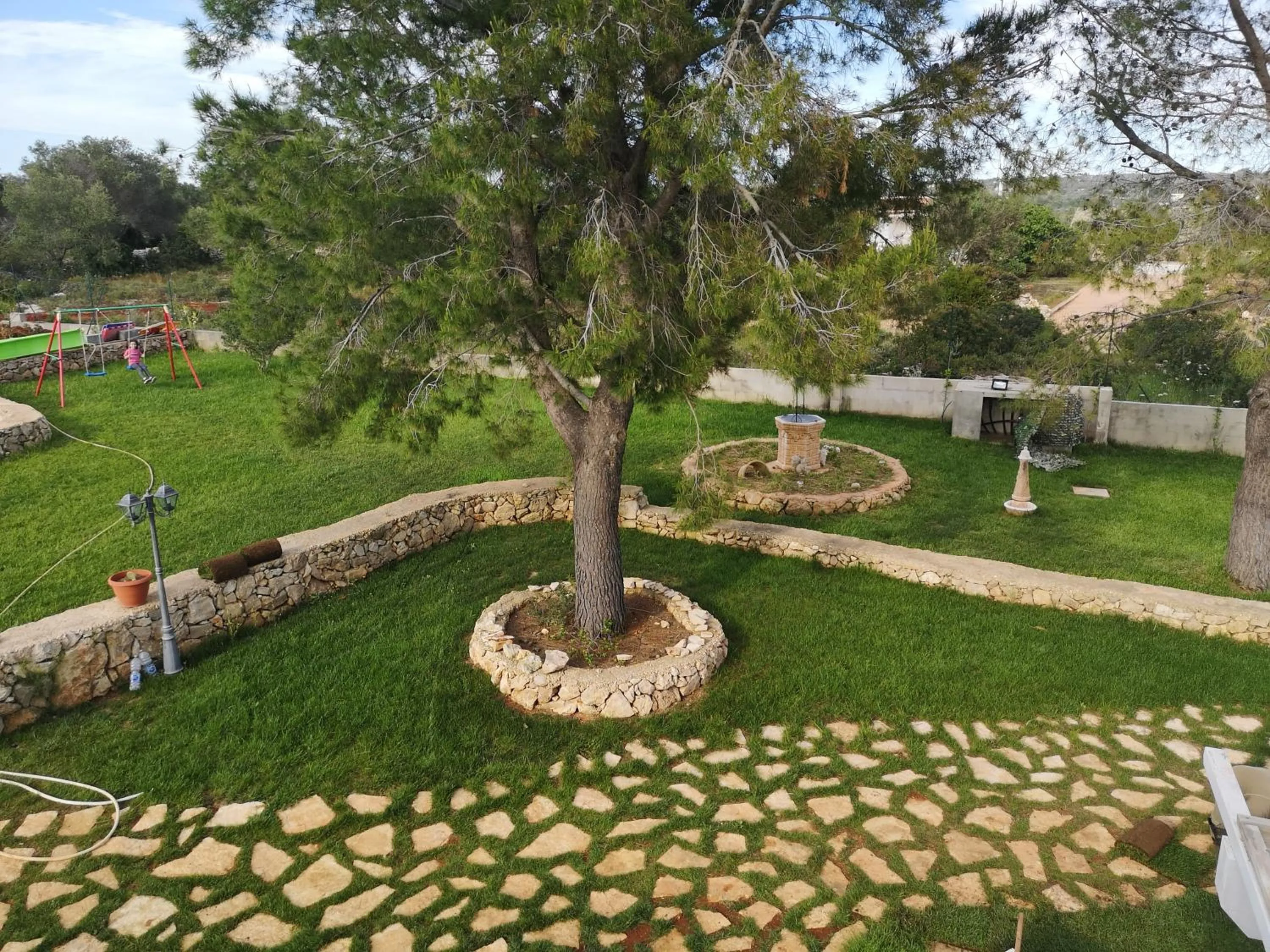 Garden view in Aura Solis B&B