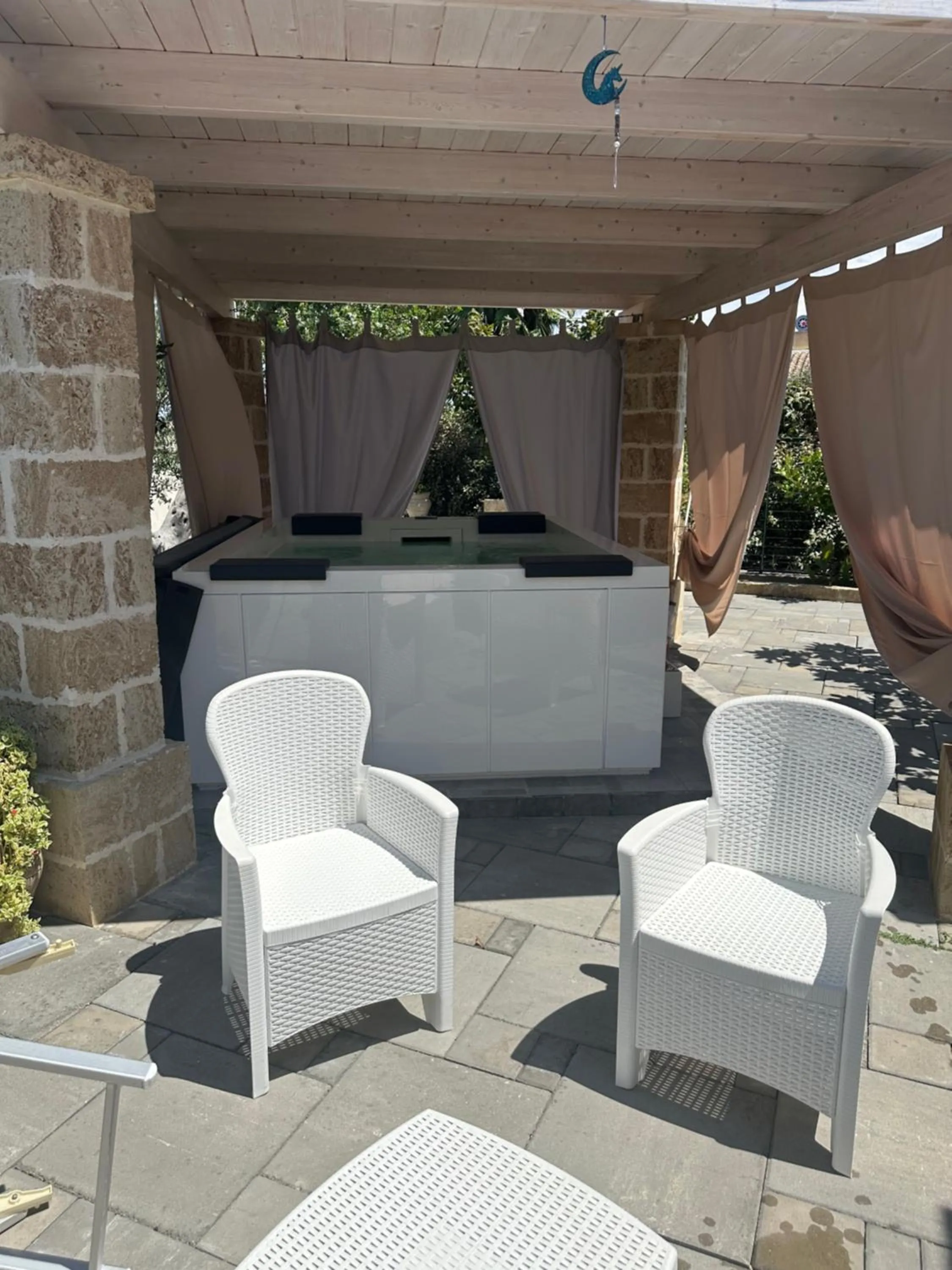 Patio in B&B Angolo Magico