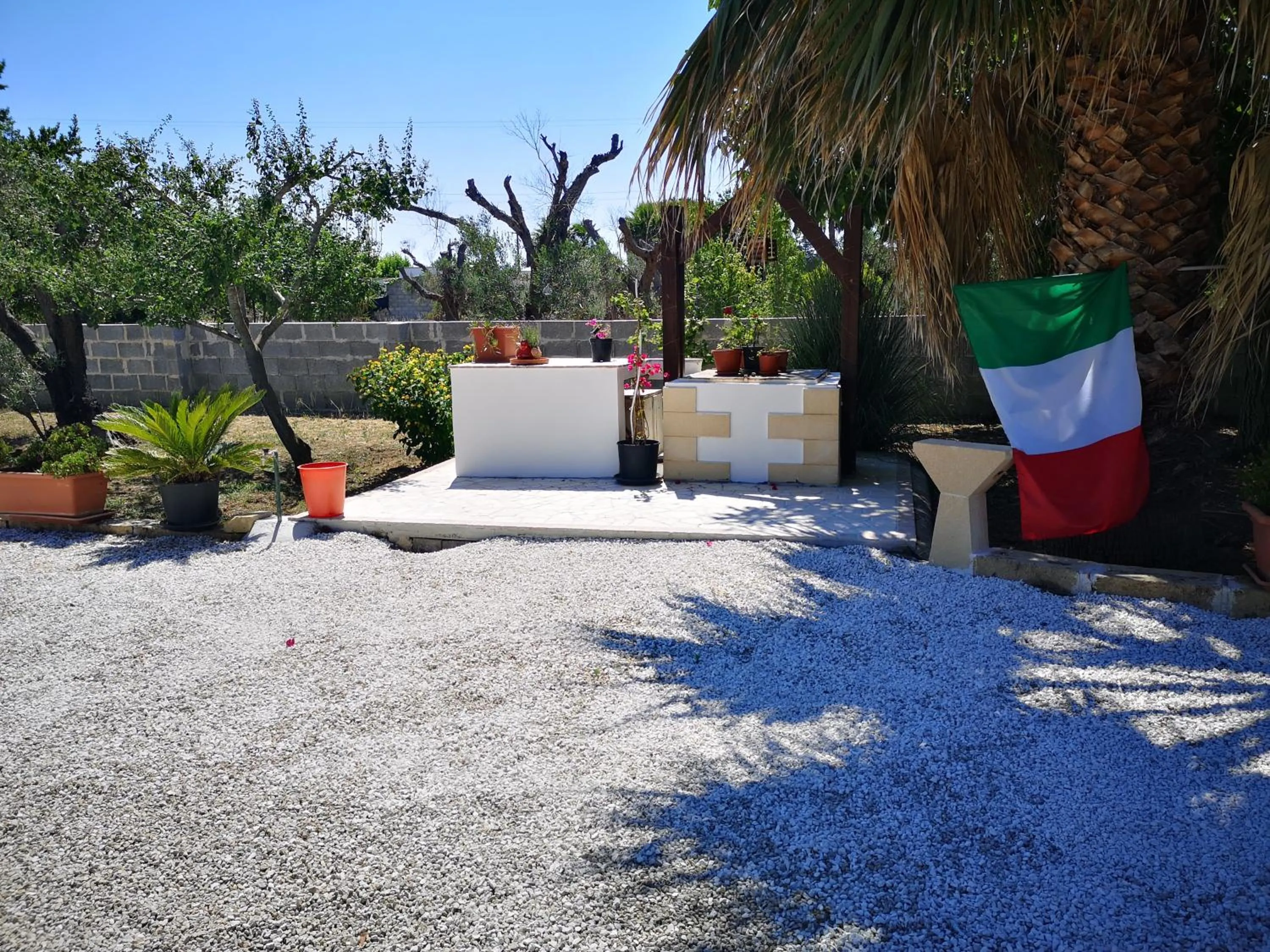 Garden in B&B Angolo Magico