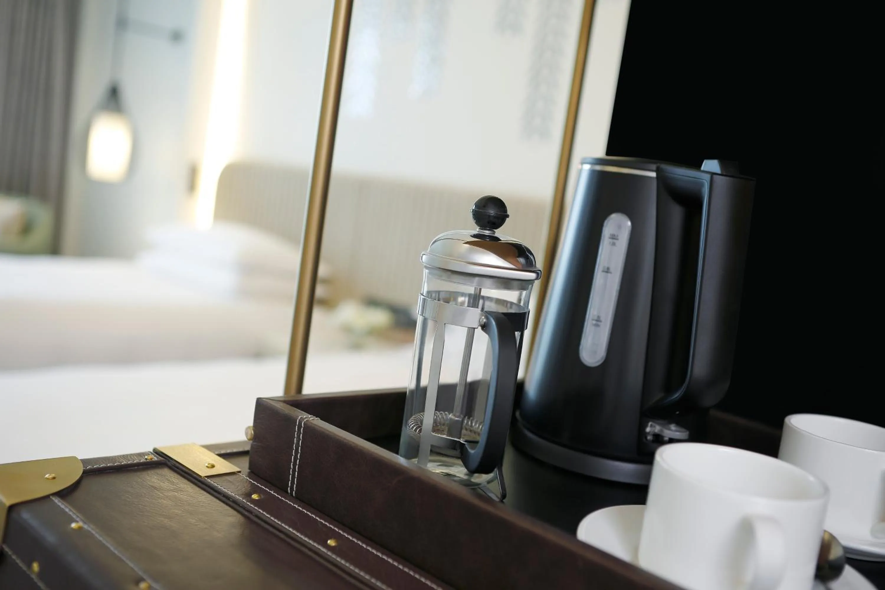 Coffee/tea facilities, Bed in InterContinental Jaipur Tonk Road by IHG