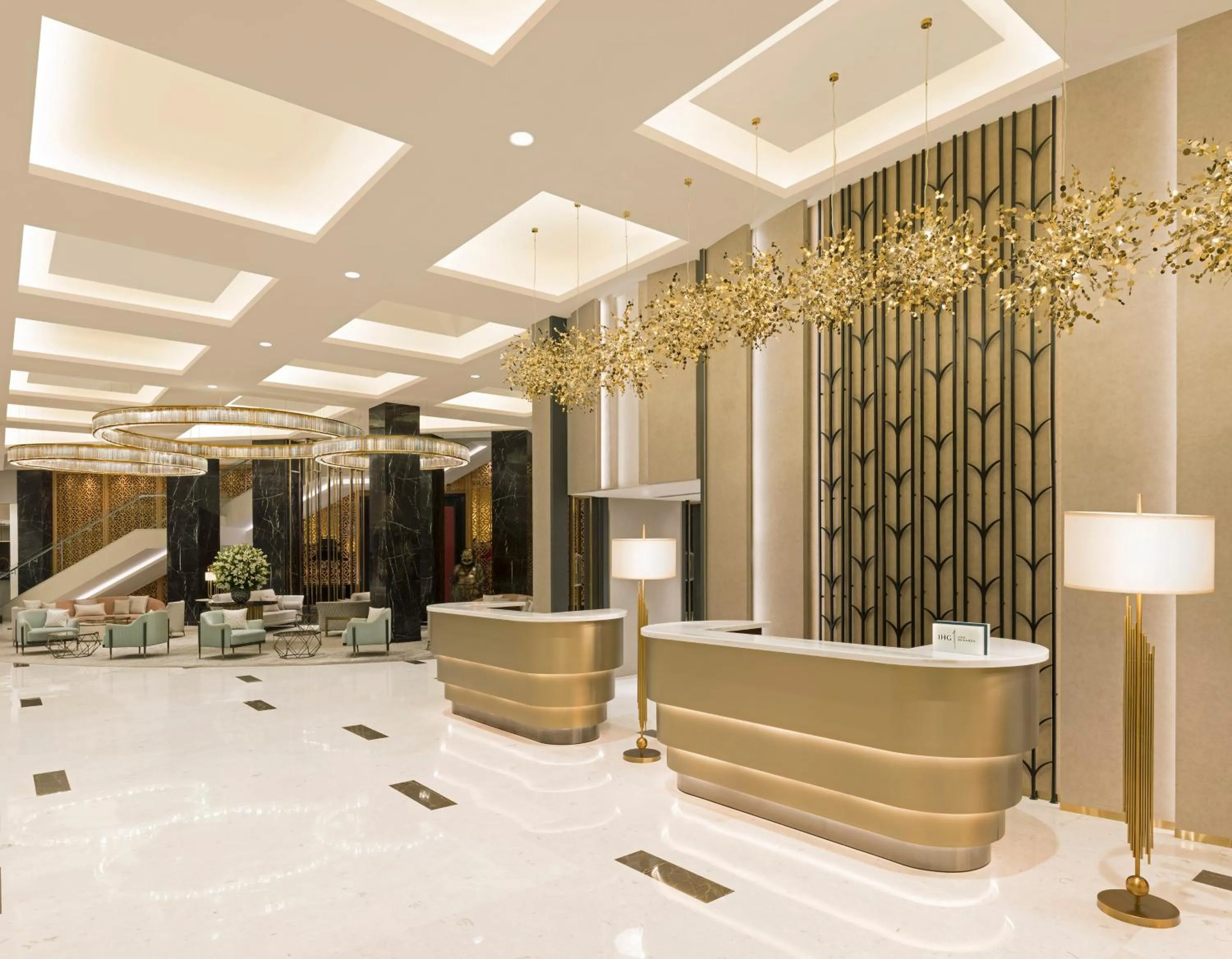Lobby or reception in InterContinental Jaipur Tonk Road by IHG