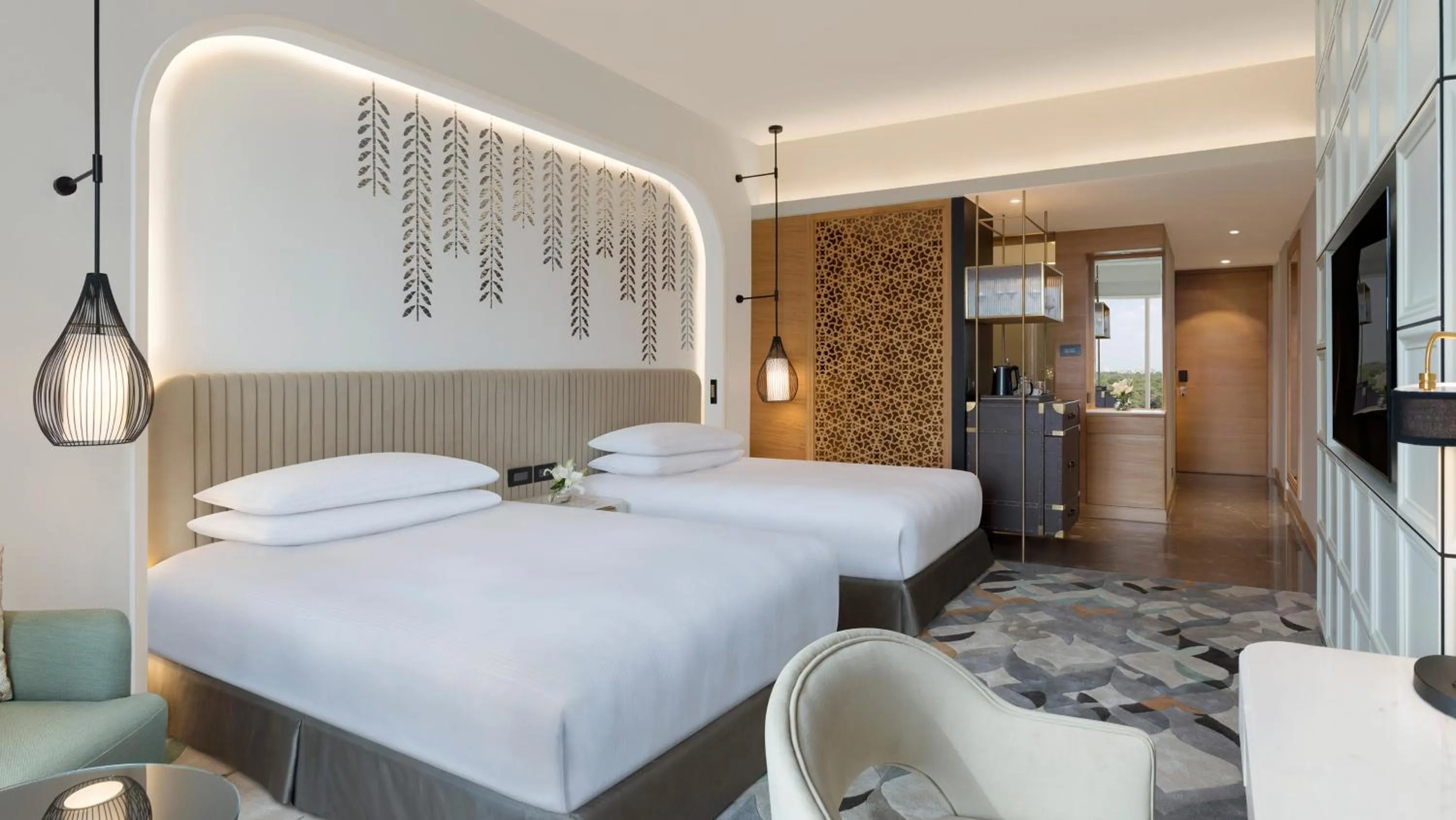 Photo of the whole room, Bed in InterContinental Jaipur Tonk Road by IHG