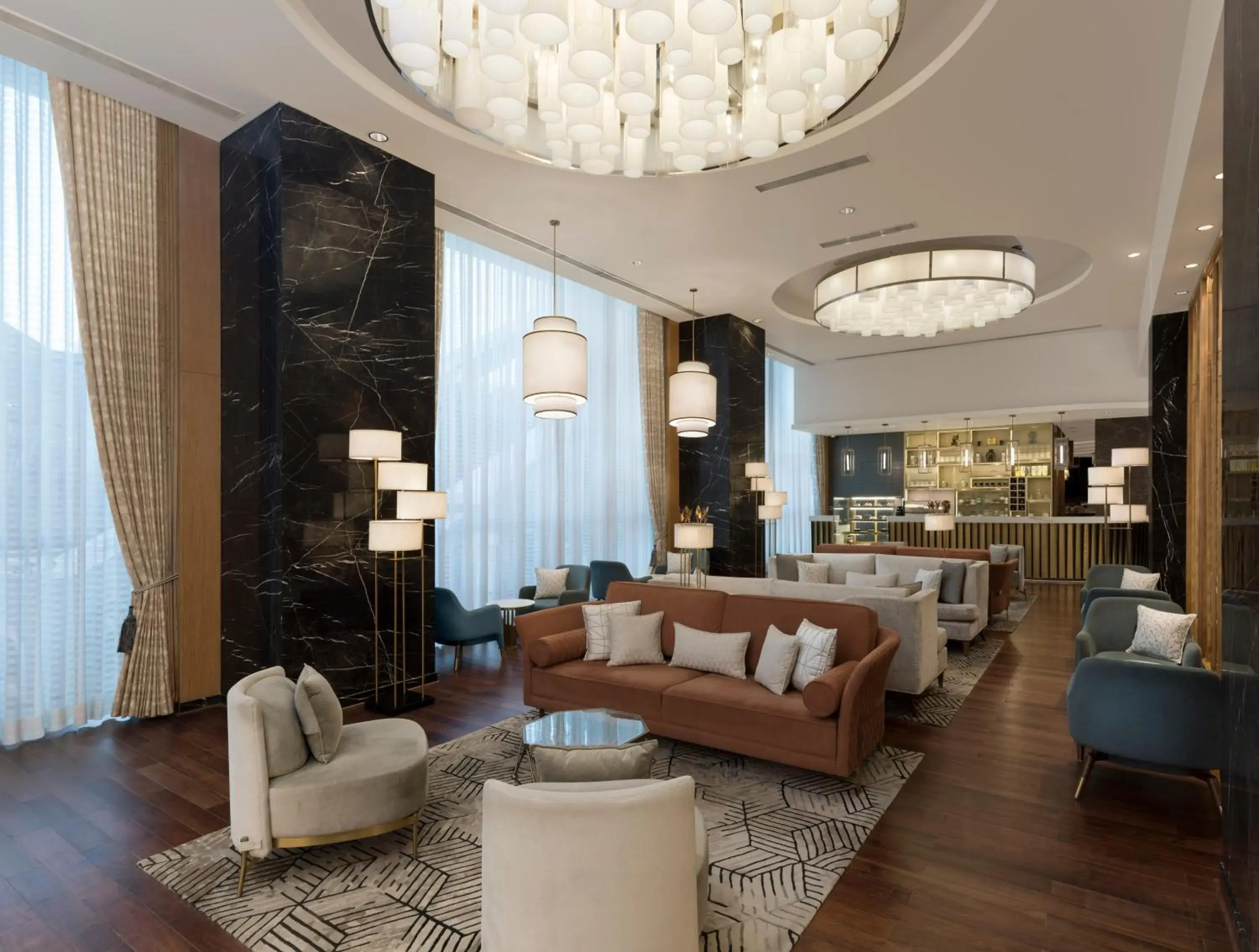 Lounge or bar in InterContinental Jaipur Tonk Road by IHG Lounge or bar in InterContinental Jaipur Tonk Road by IHG