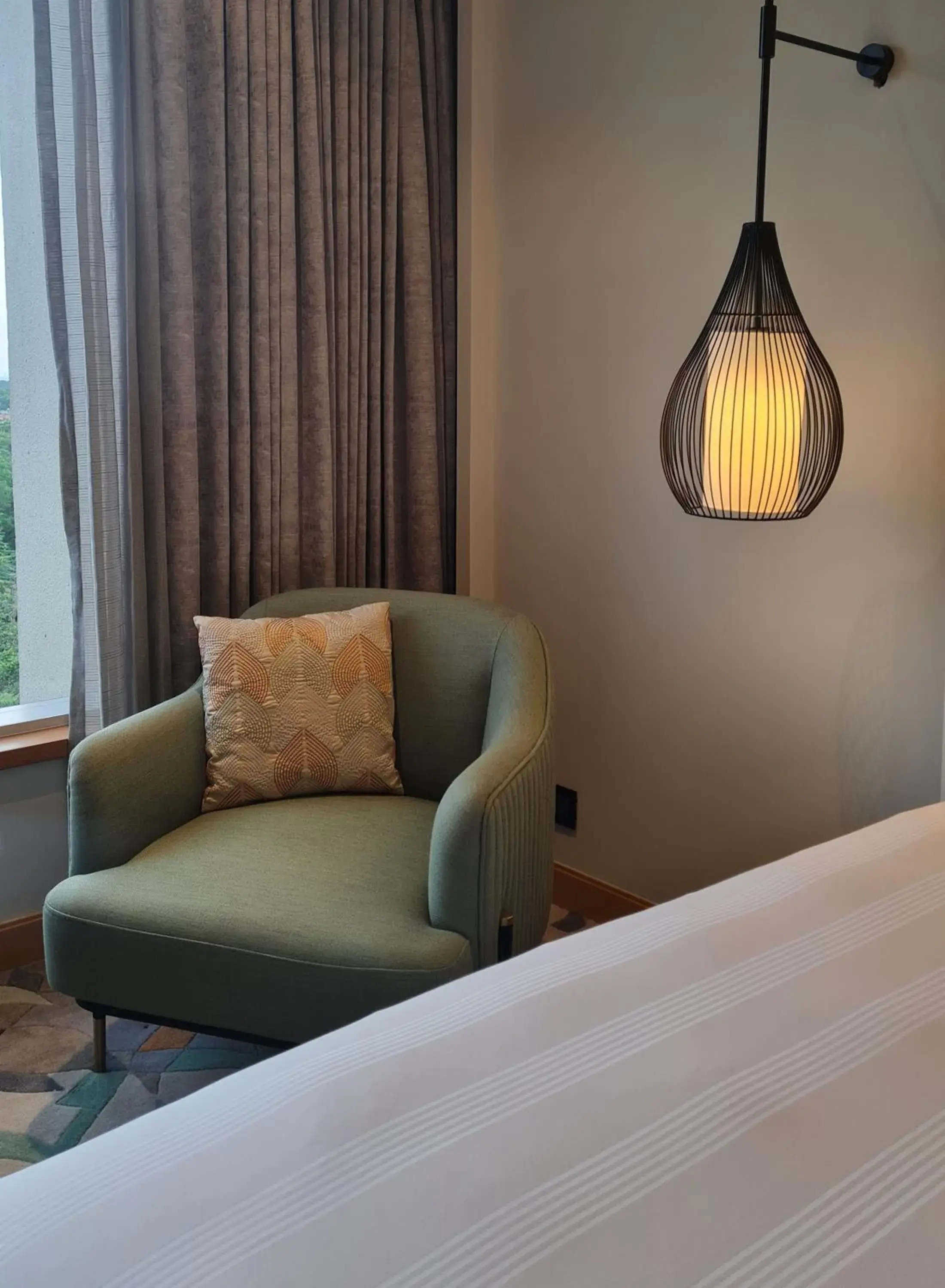 Seating area, Bed in InterContinental Jaipur Tonk Road by IHG Seating area, Bed in InterContinental Jaipur Tonk Road by IHG