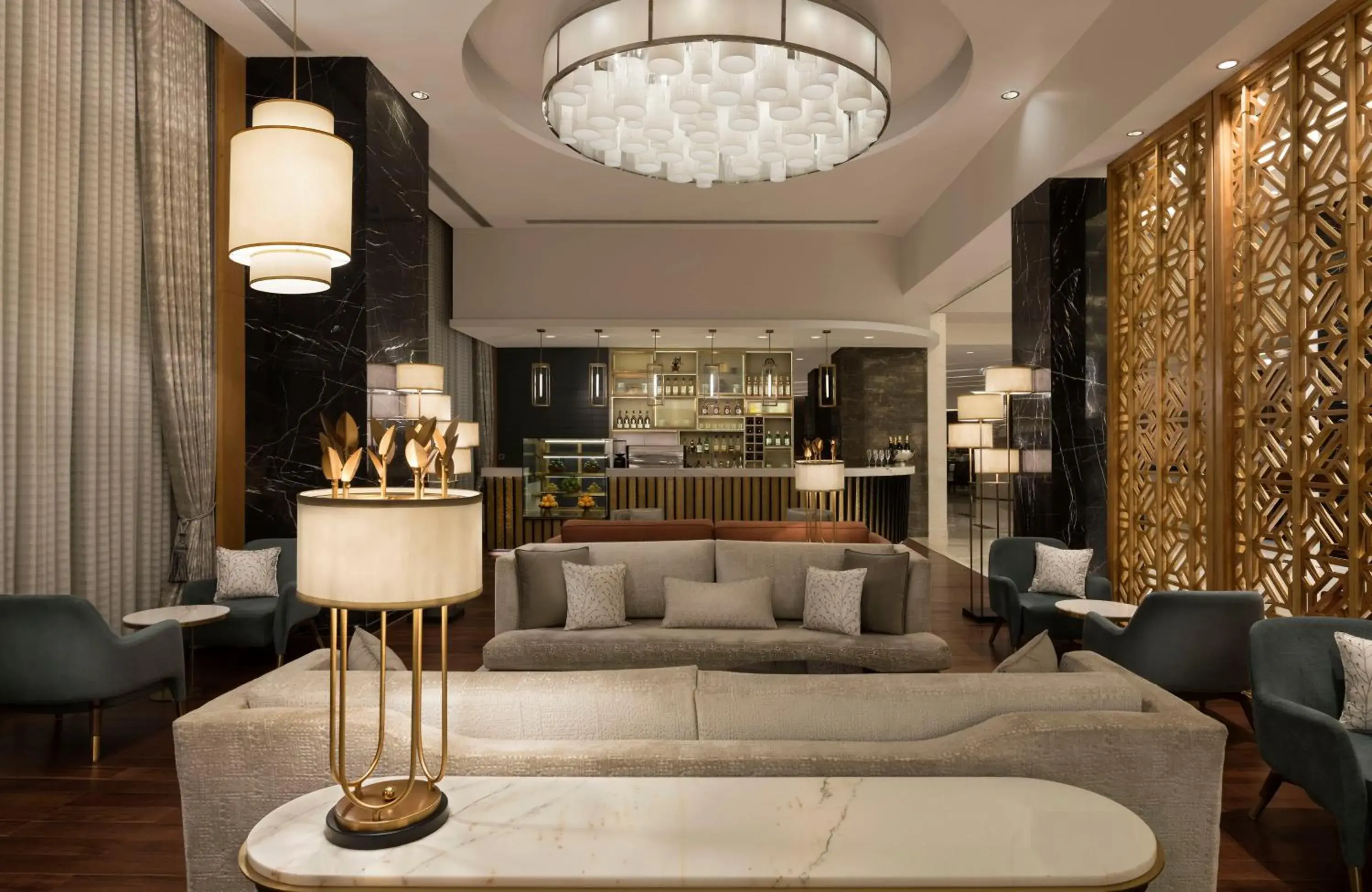 Lounge or bar in InterContinental Jaipur Tonk Road by IHG Lounge or bar in InterContinental Jaipur Tonk Road by IHG