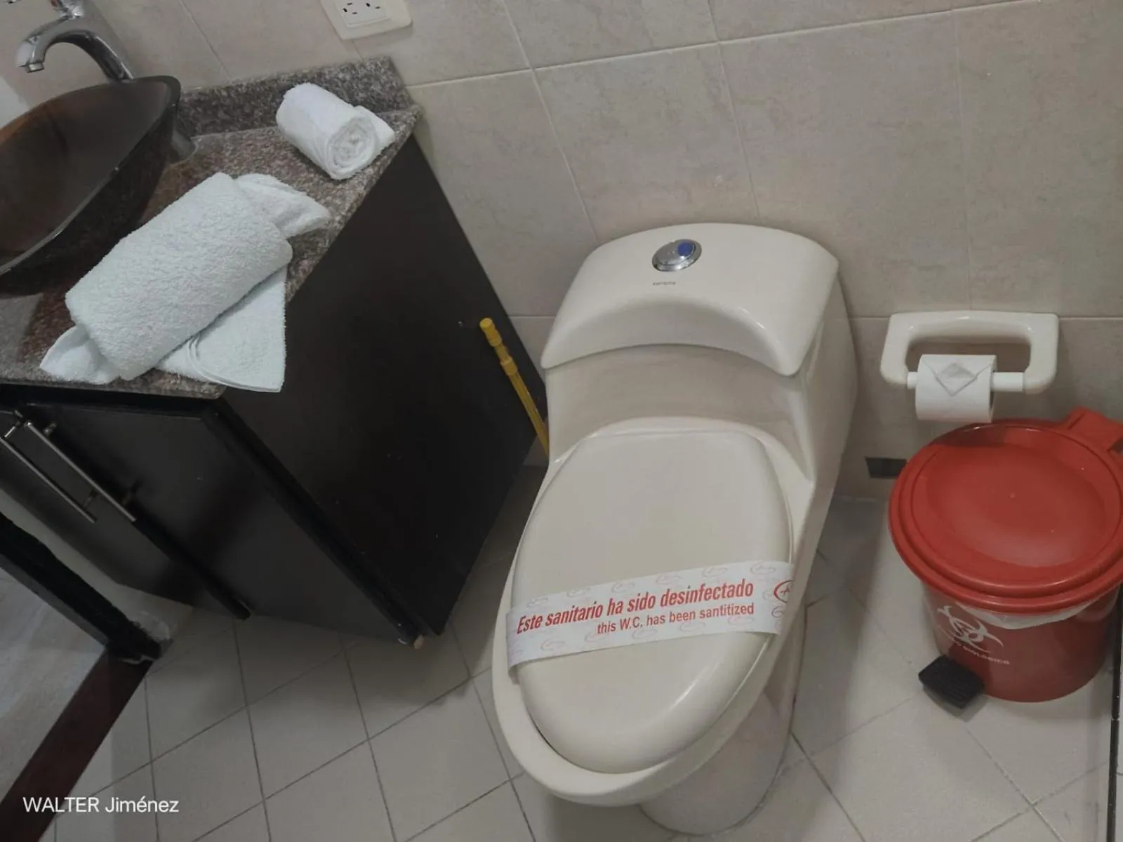 Toilet in Gran Hotel Coral