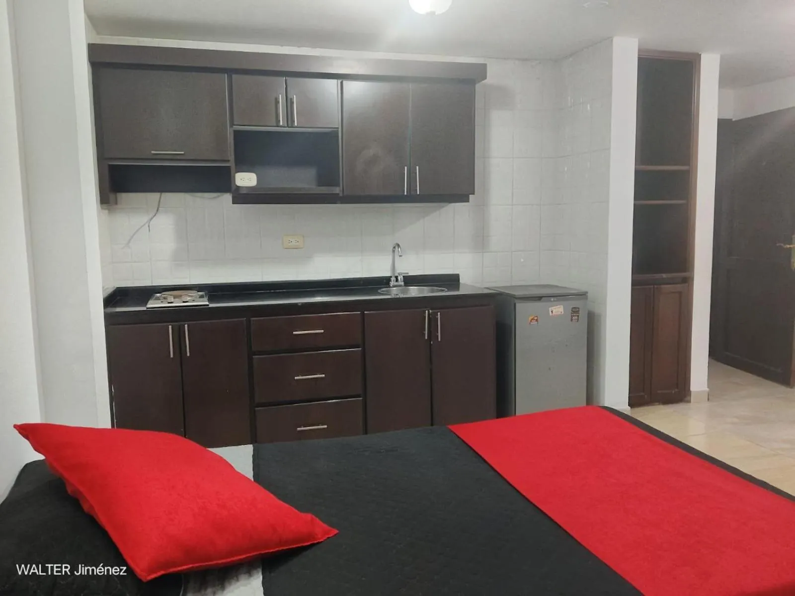 Kitchen or kitchenette, Bed in Gran Hotel Coral
