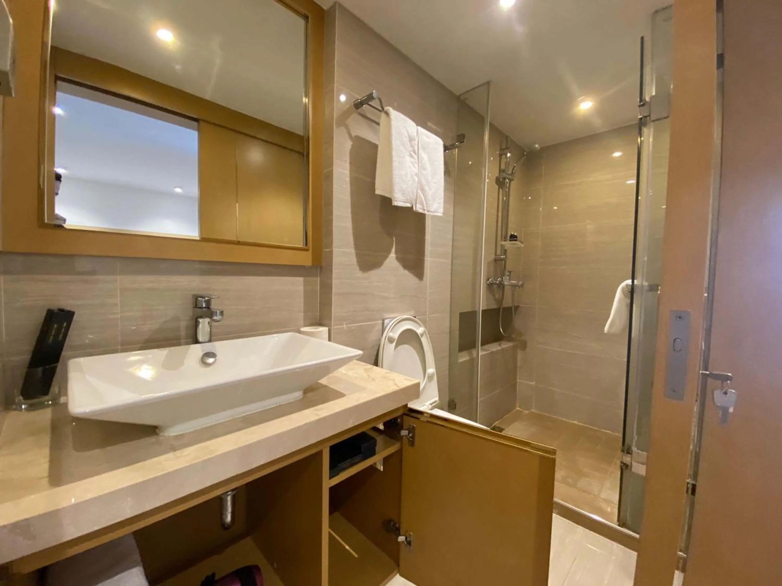 Toilet in Hongqiao Aegean Sea LOFT Apartment