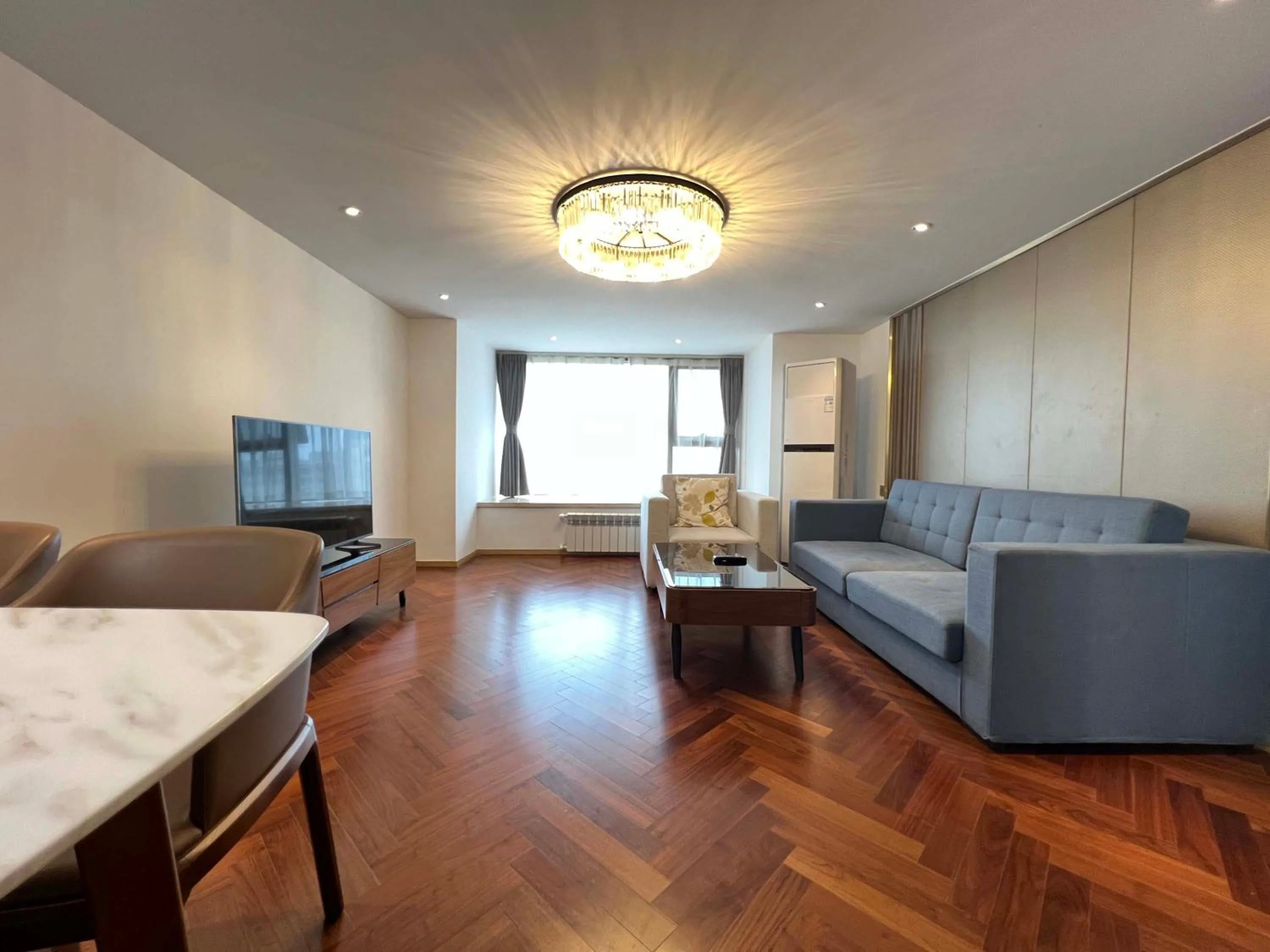 Kitchen or kitchenette in Hongqiao Aegean Sea LOFT Apartment