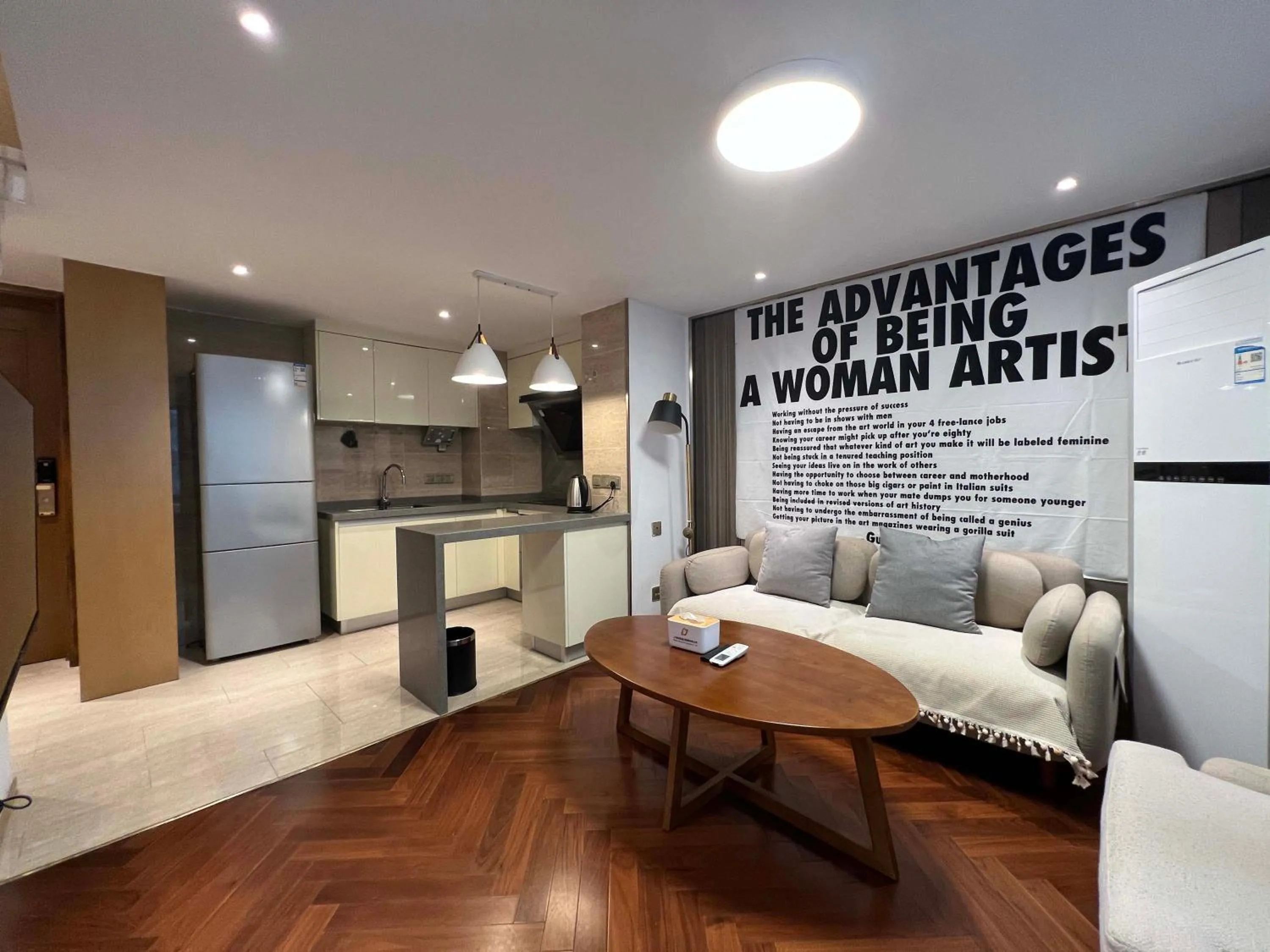 Living room in Hongqiao Aegean Sea LOFT Apartment