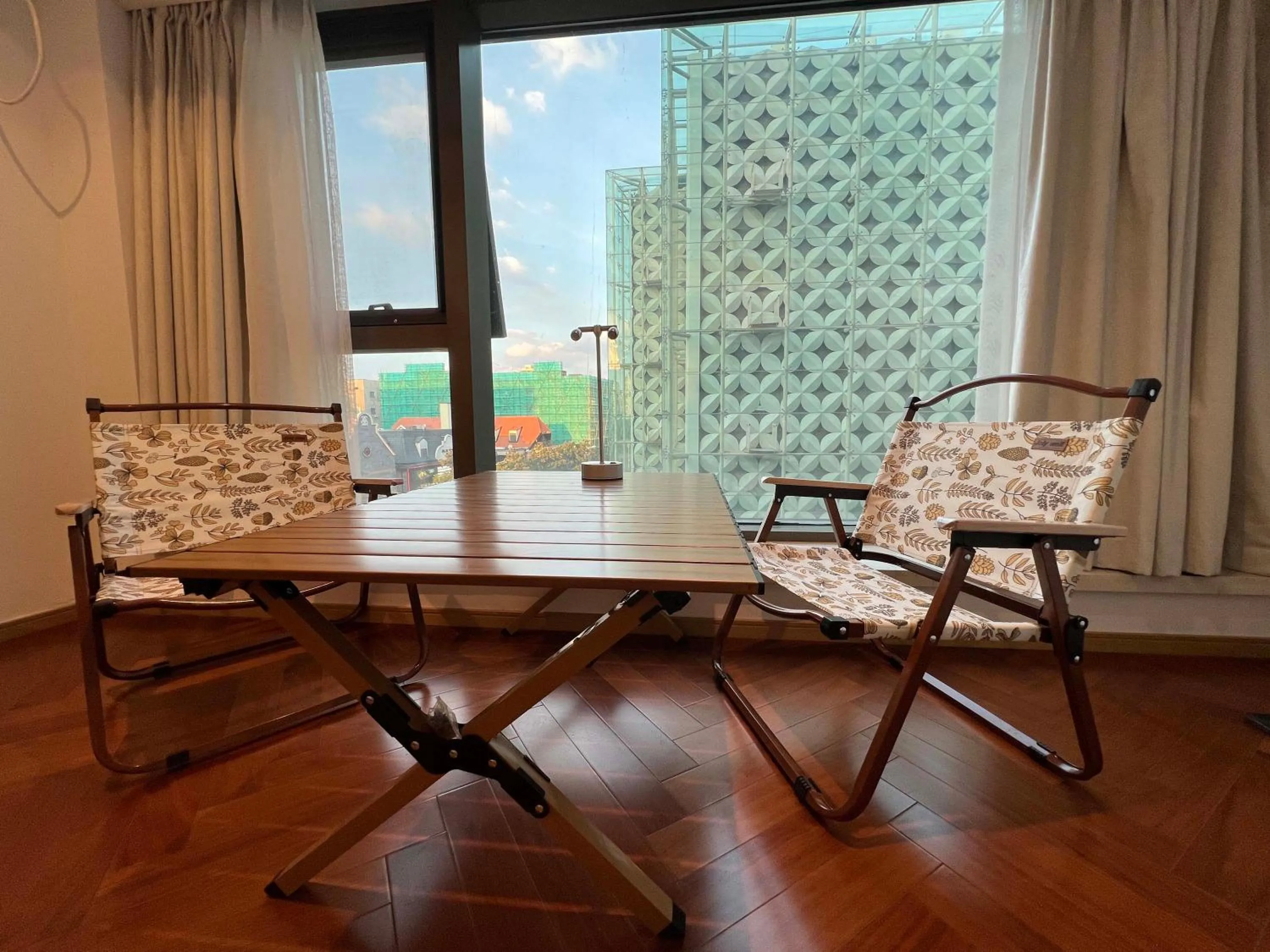 Seating area in Hongqiao Aegean Sea LOFT Apartment