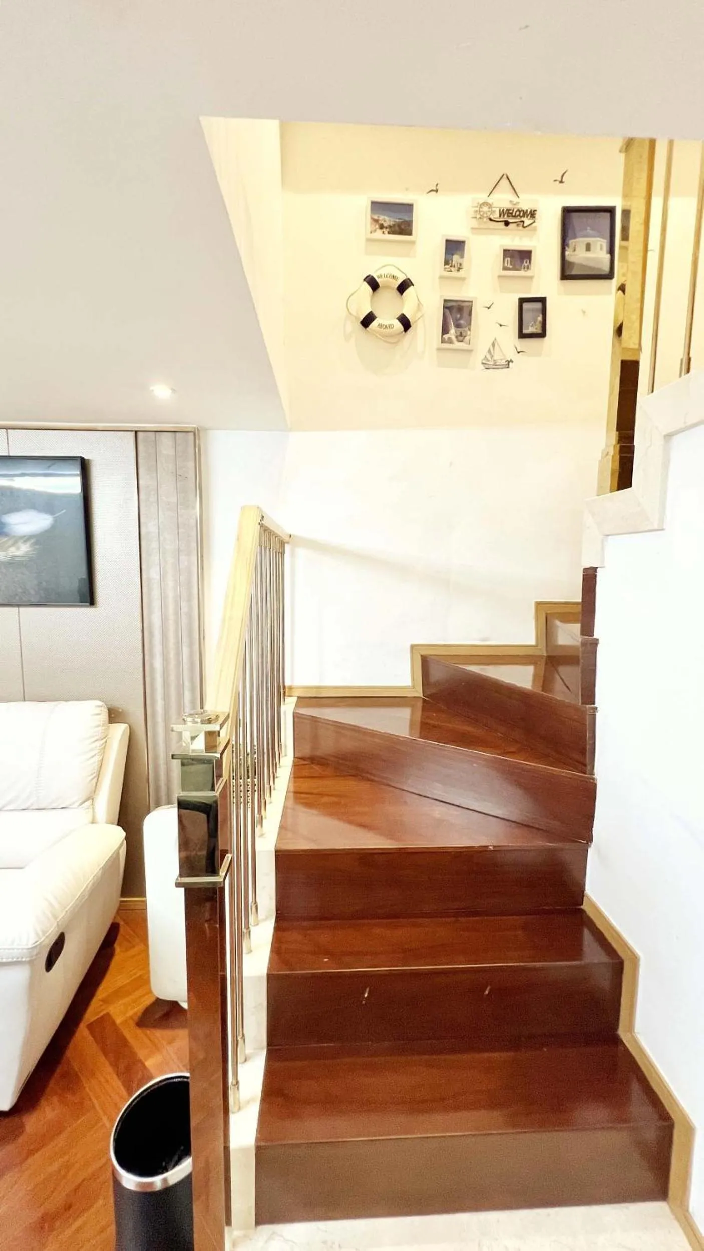 Seating area in Hongqiao Aegean Sea LOFT Apartment