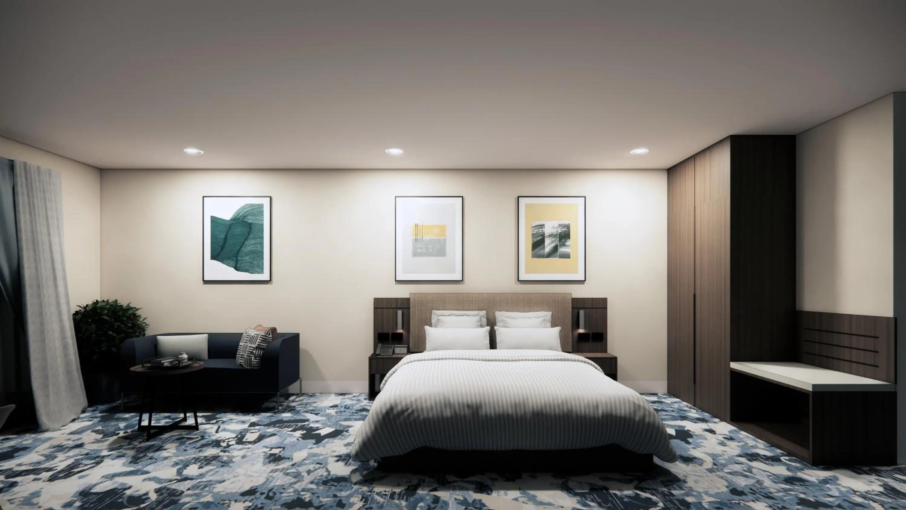 Photo of the whole room, Bed in voco Darwin Suites by IHG