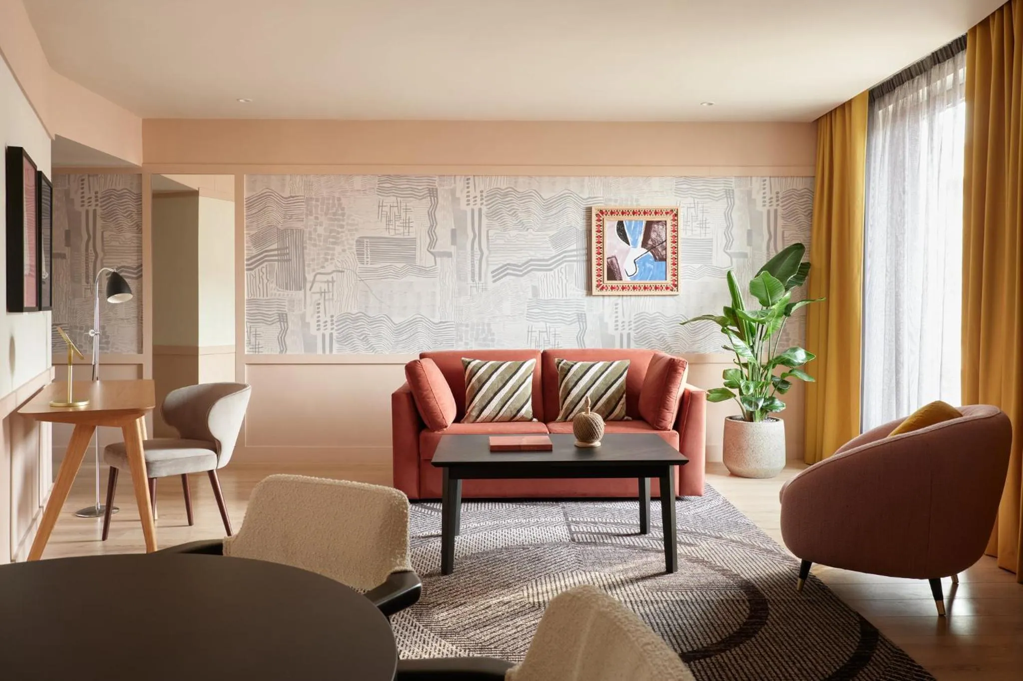 King Suite Corner Room Sofa Bed in Hotel Indigo Gloucester - The Forum by IHG