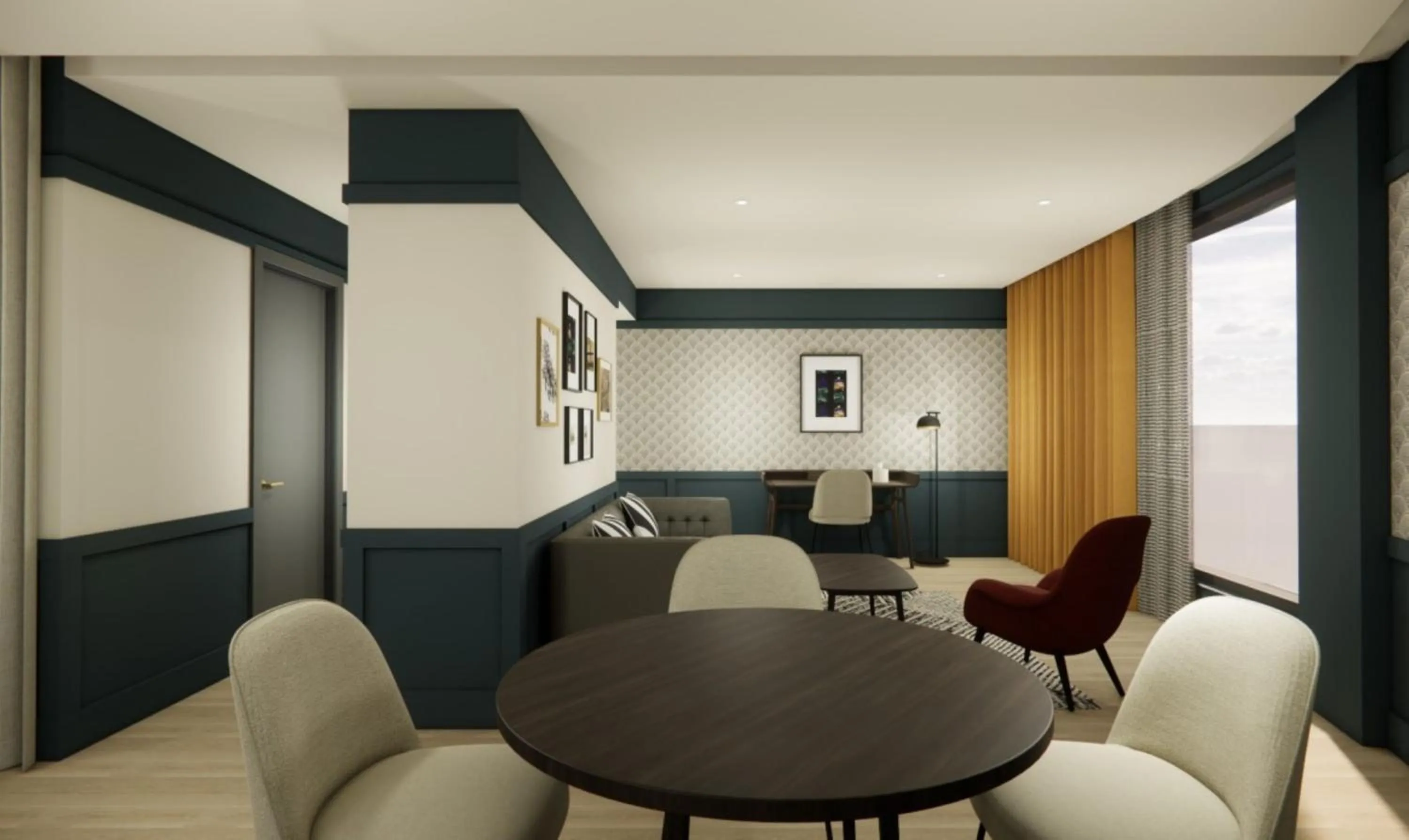 Bedroom in Hotel Indigo Gloucester - The Forum by IHG