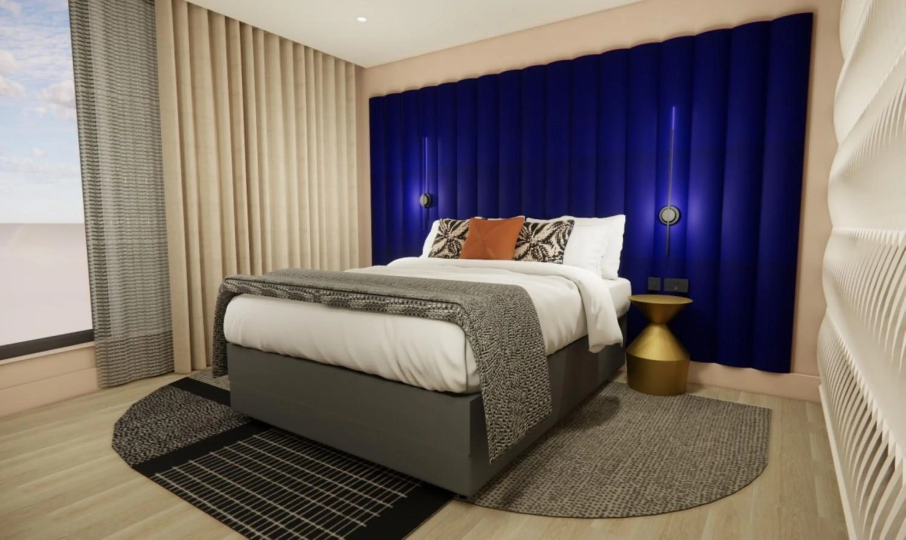 Photo of the whole room, Bed in Hotel Indigo Gloucester - The Forum by IHG