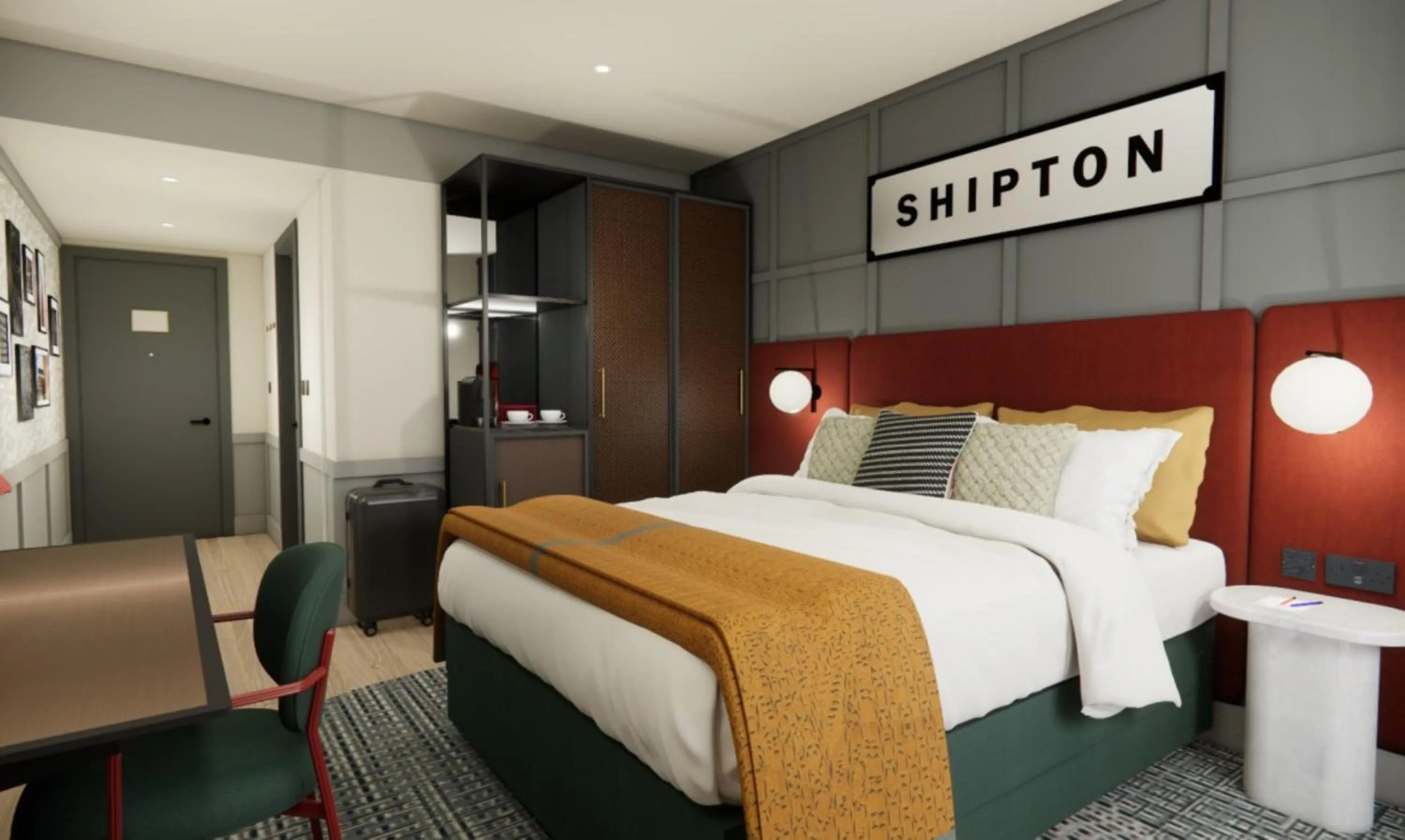 Photo of the whole room, Bed in Hotel Indigo Gloucester - The Forum by IHG