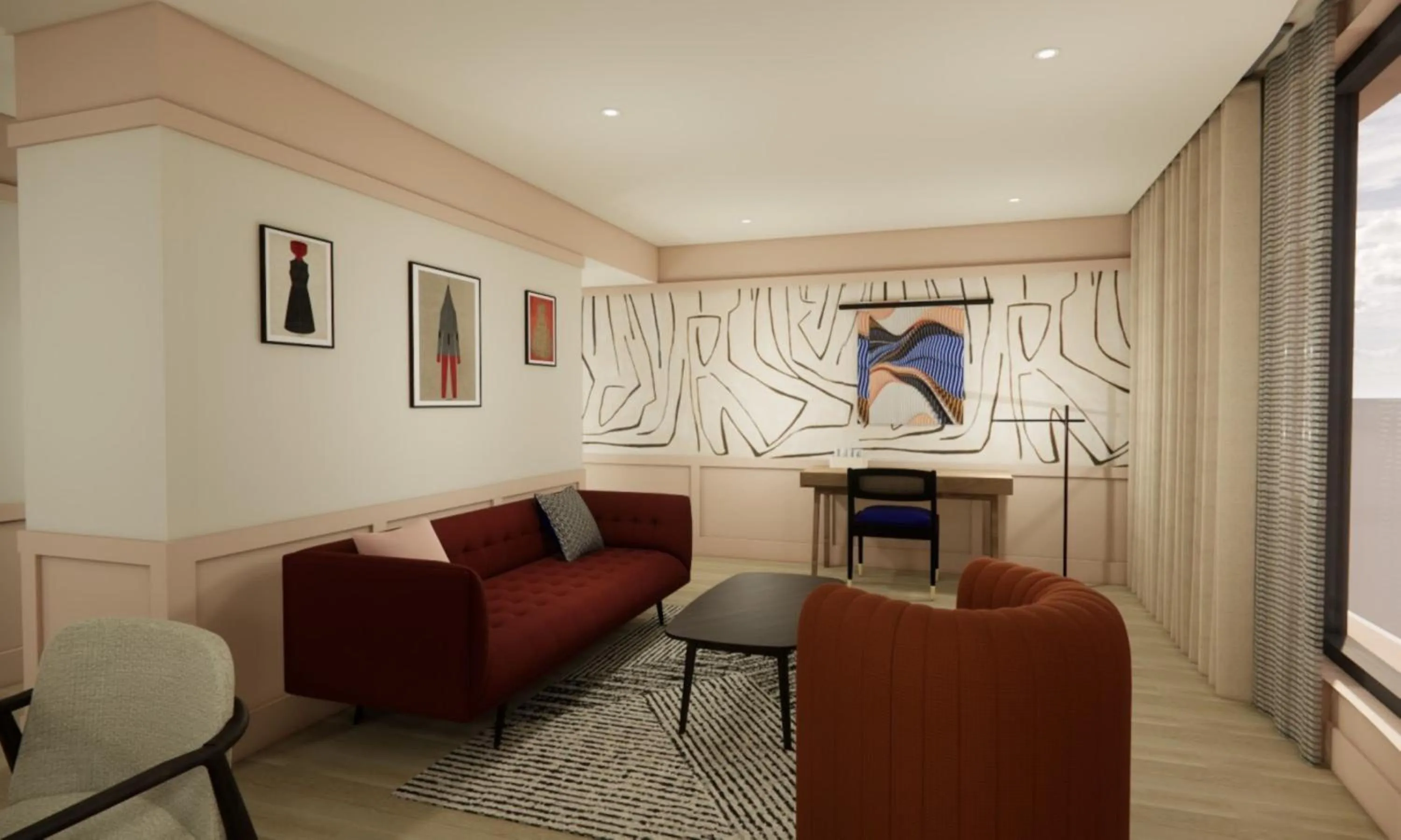 Bedroom in Hotel Indigo Gloucester - The Forum by IHG