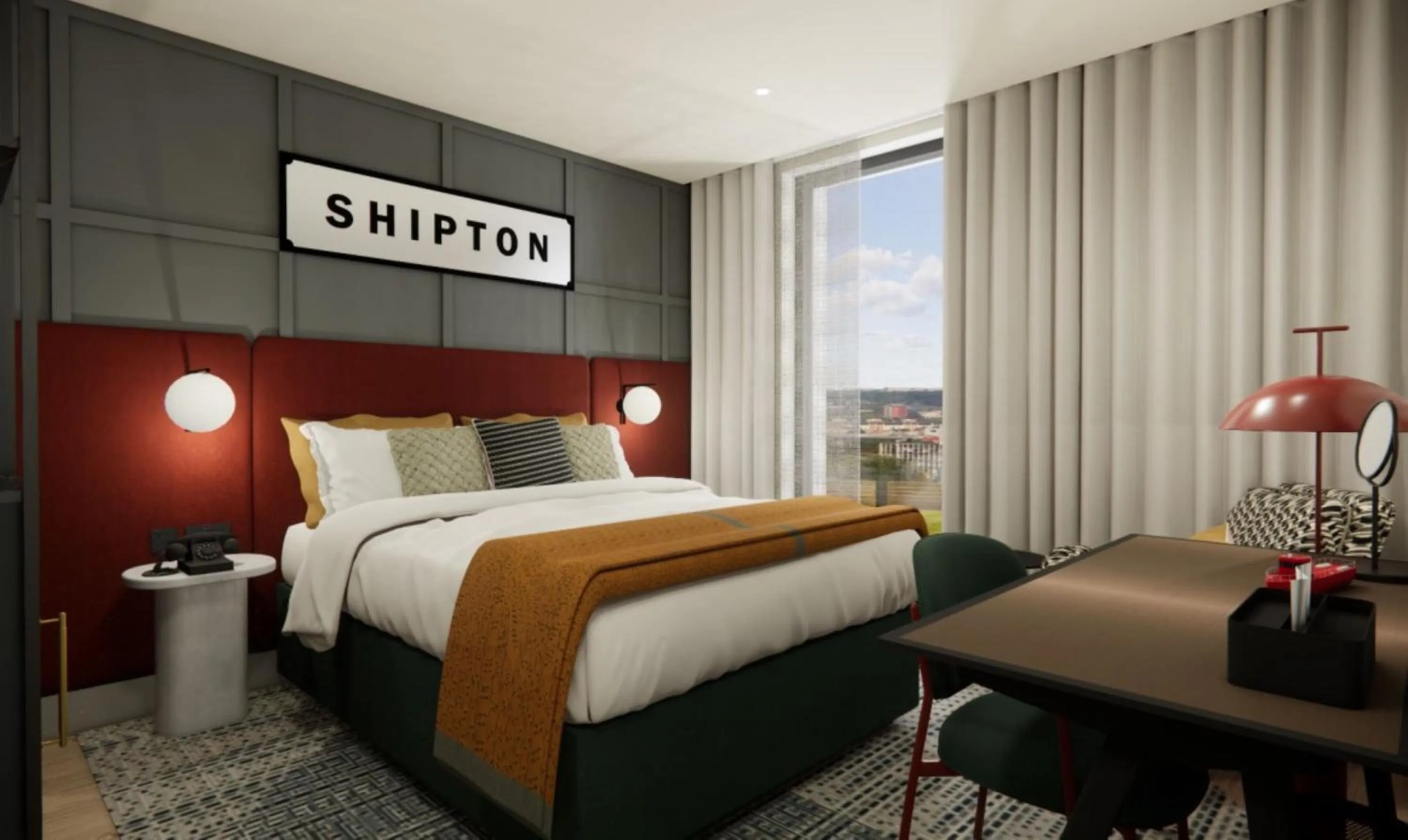 Photo of the whole room, Bed in Hotel Indigo Gloucester - The Forum by IHG