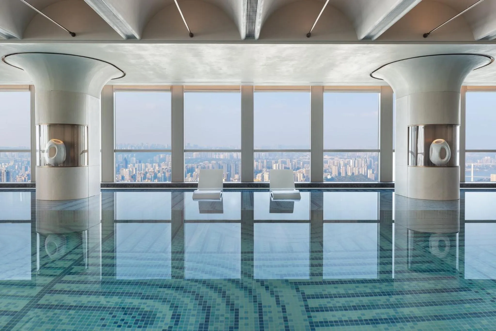 Swimming pool in Vignette Collection TFT Chongqing by IHG