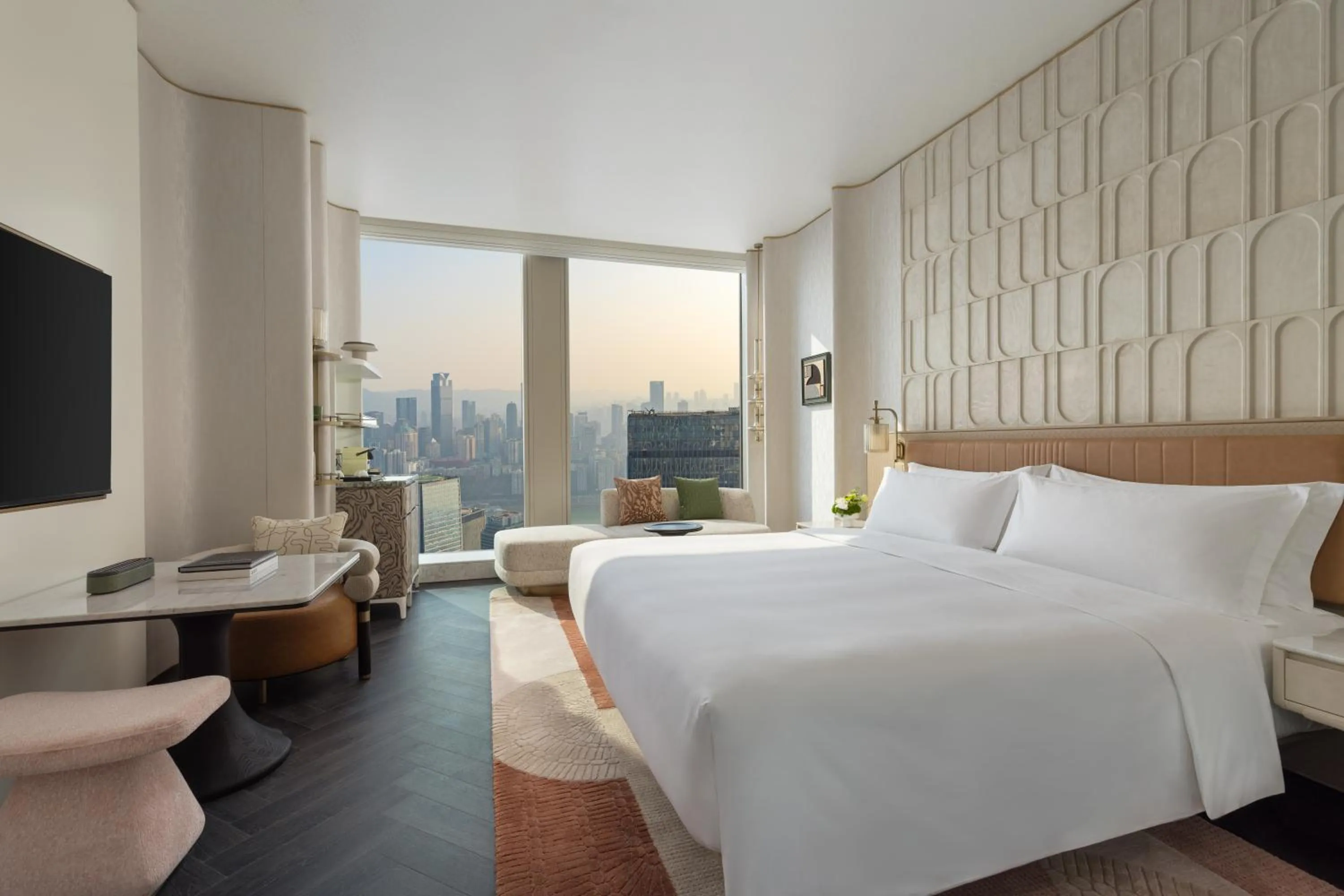 Photo of the whole room, Bed in Vignette Collection TFT Chongqing by IHG