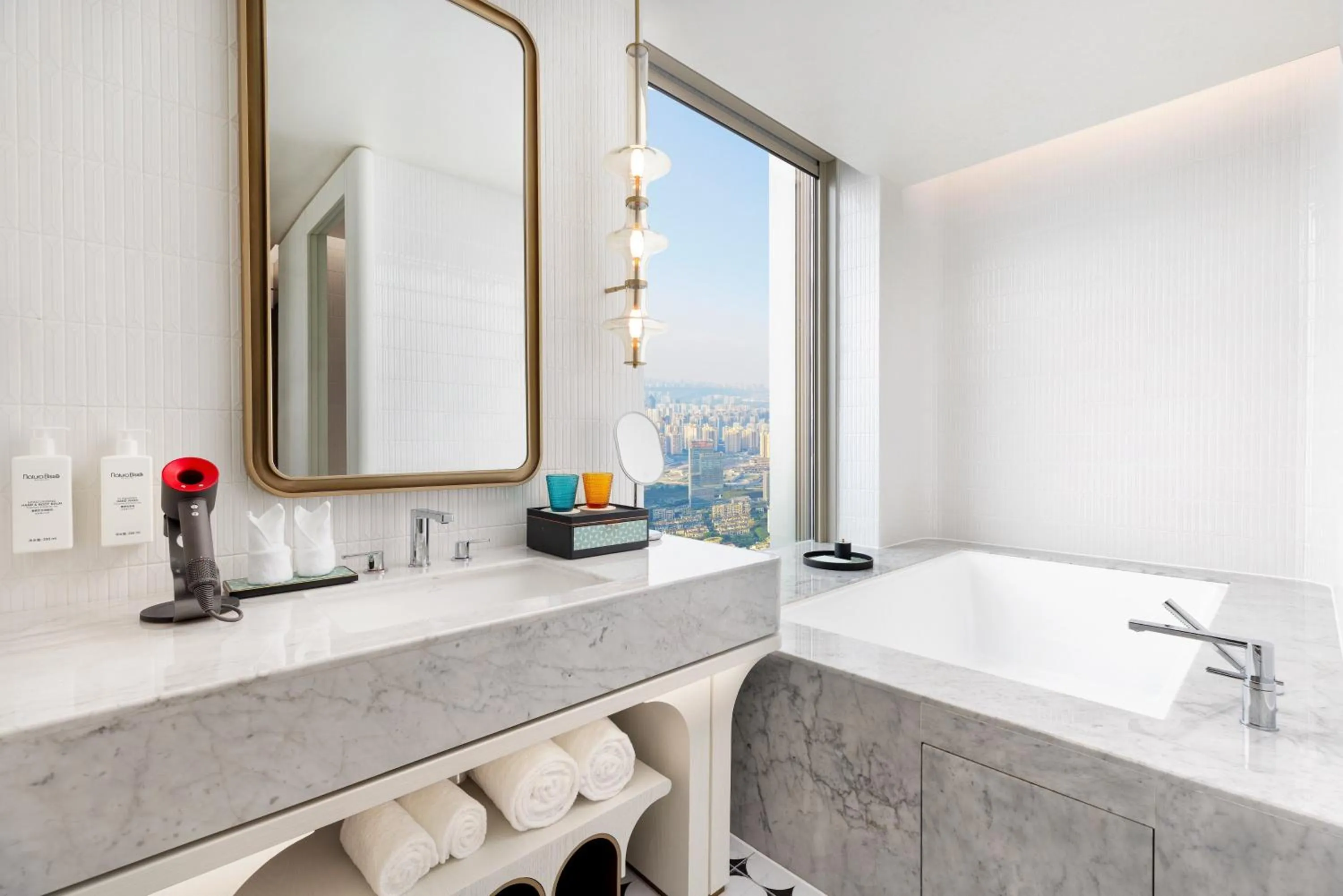 Bathroom in Vignette Collection TFT Chongqing by IHG