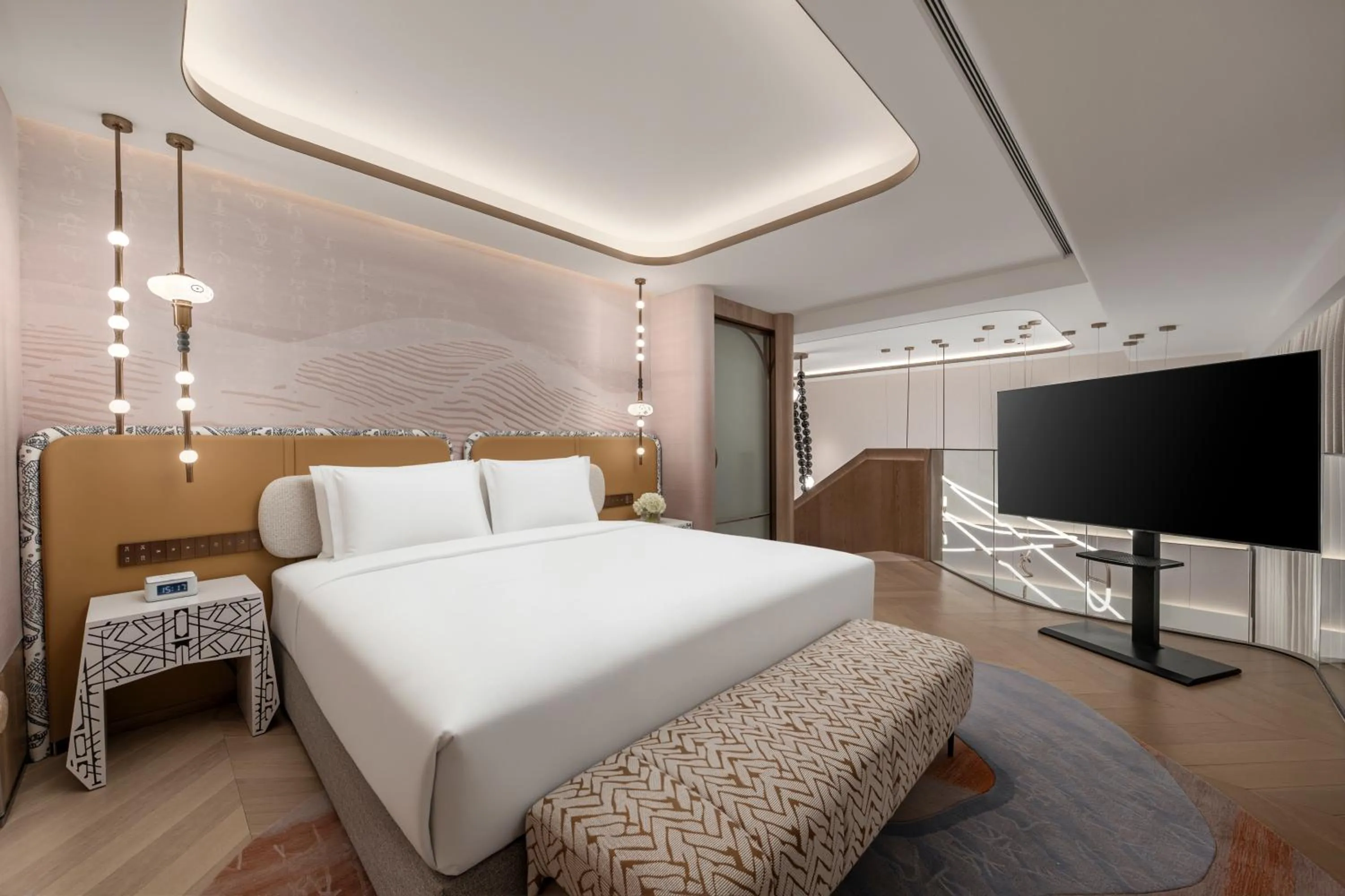 Bed in Hotel Indigo Xi'an High-tech Zone by IHG