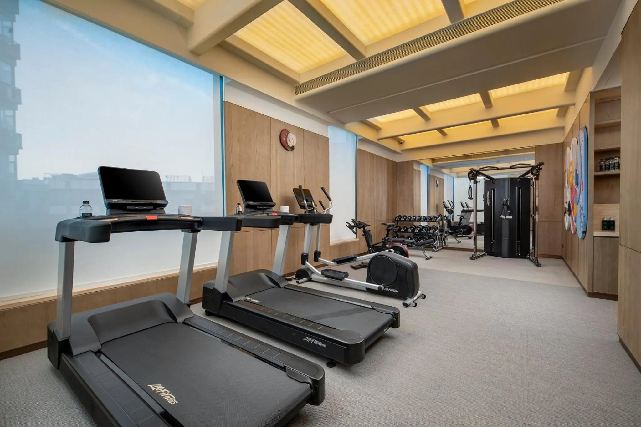 Fitness centre/facilities in Hotel Indigo Xi'an High-tech Zone by IHG
