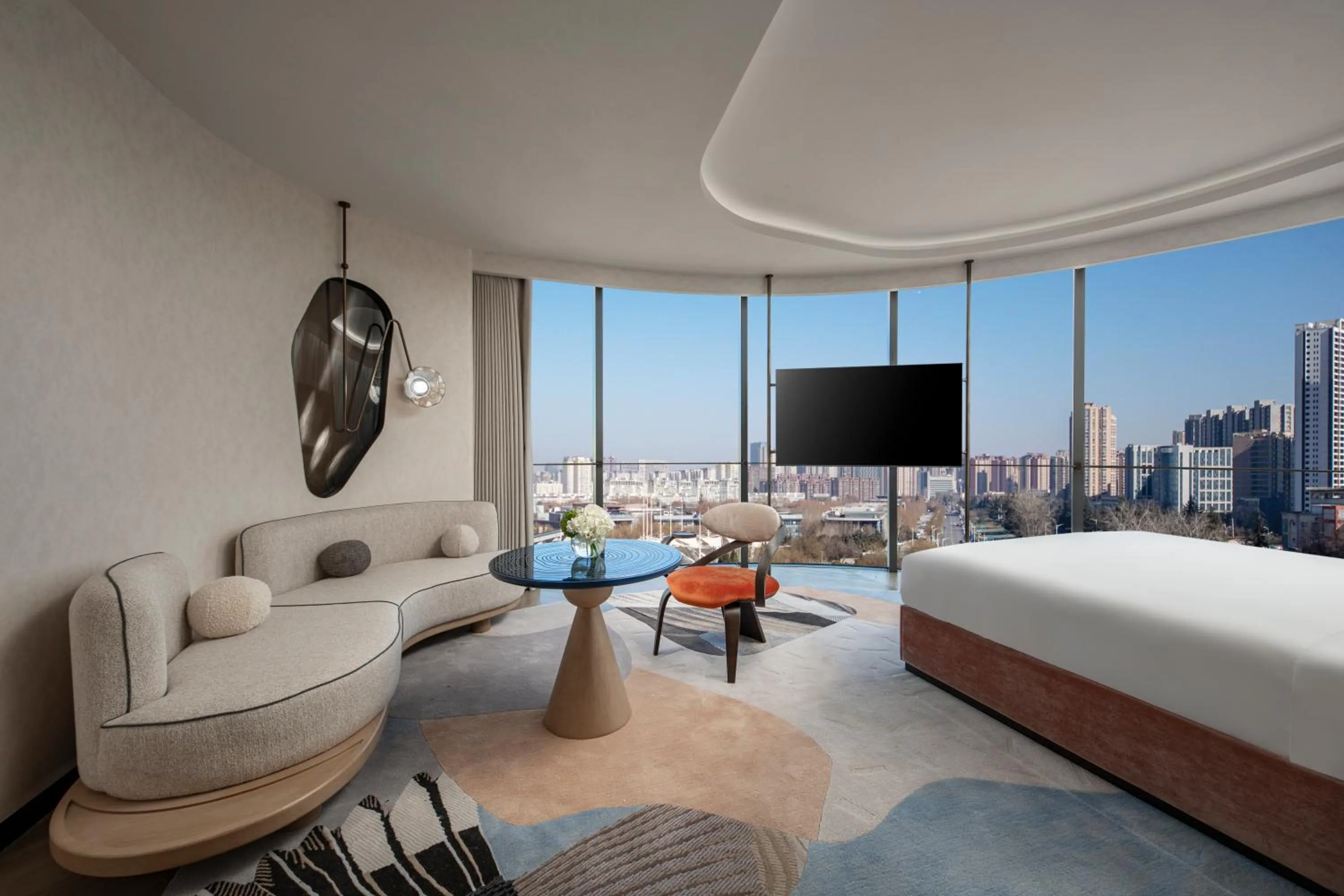 Bed in Hotel Indigo Xi'an High-tech Zone by IHG