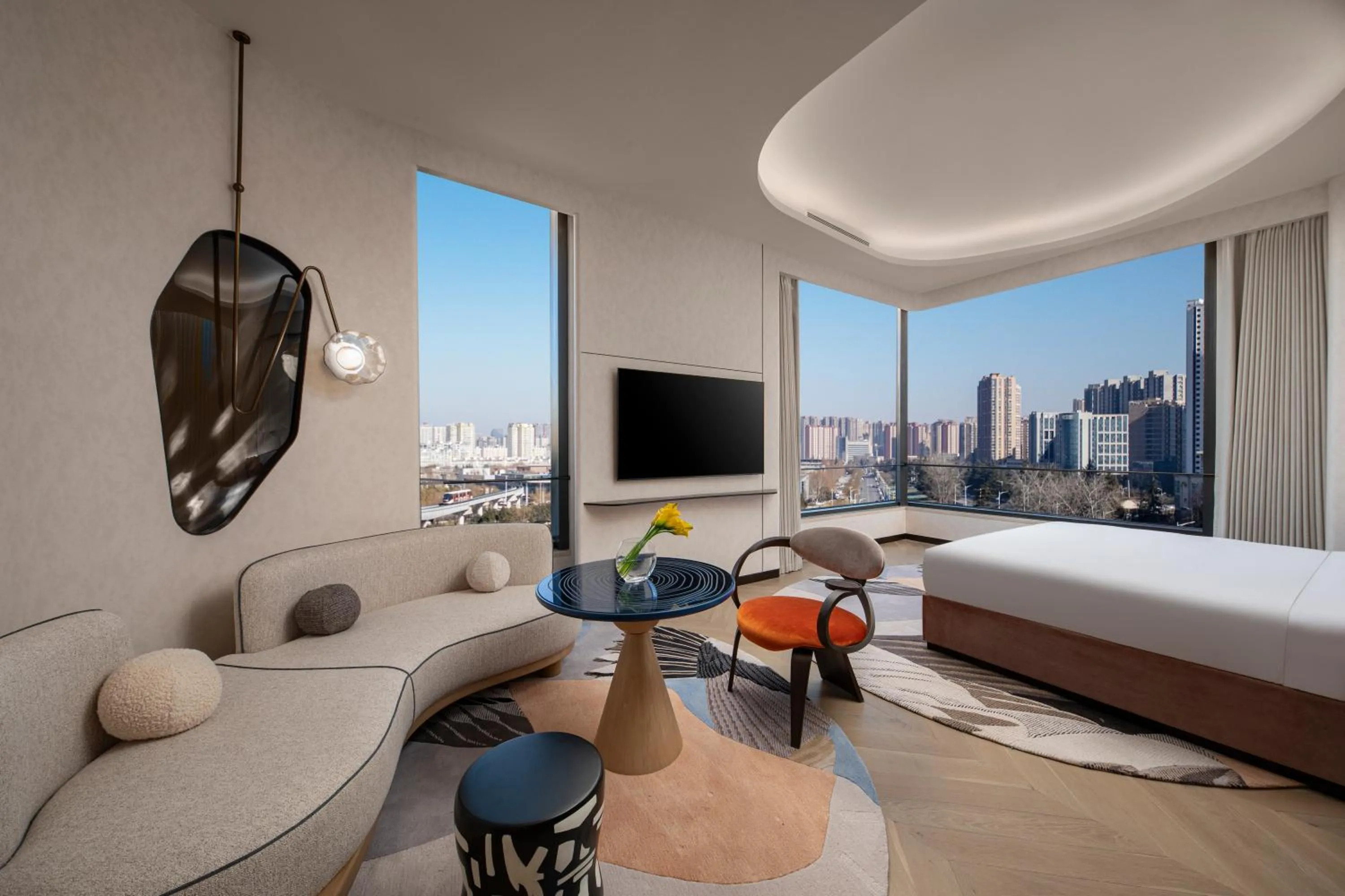 Bed in Hotel Indigo Xi'an High-tech Zone by IHG