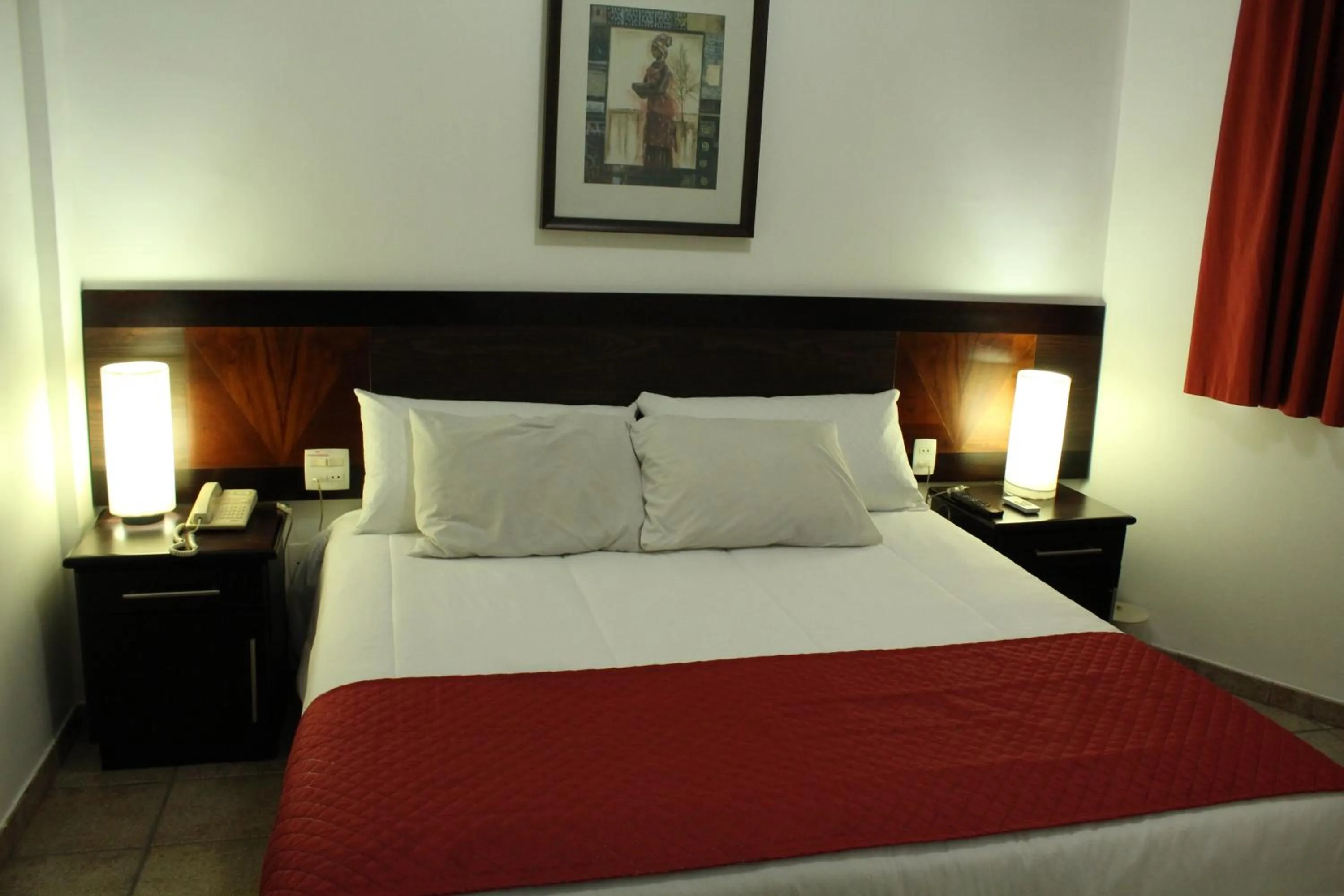 Bed in Hotel Dom Henrique