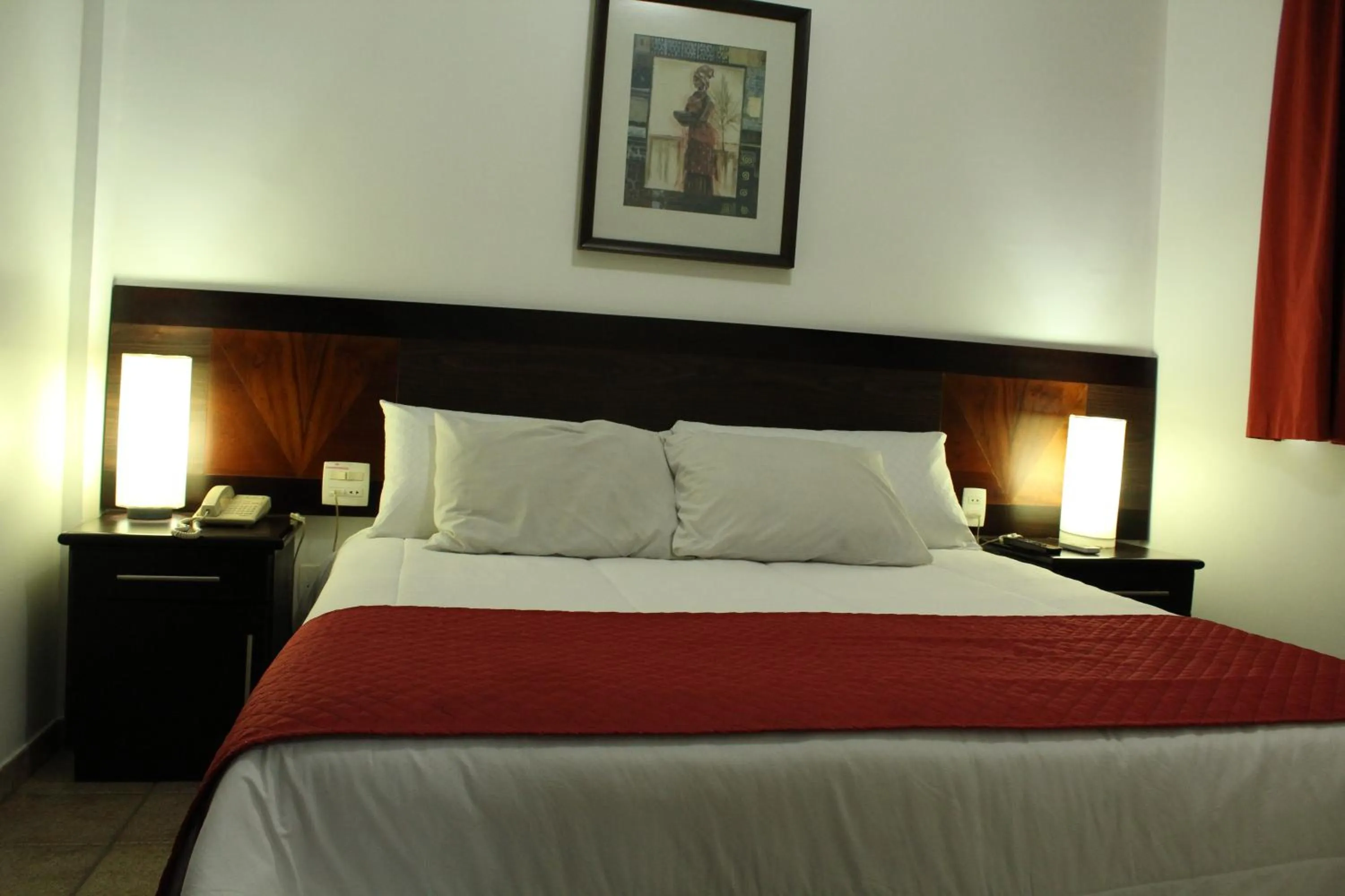 Bed in Hotel Dom Henrique